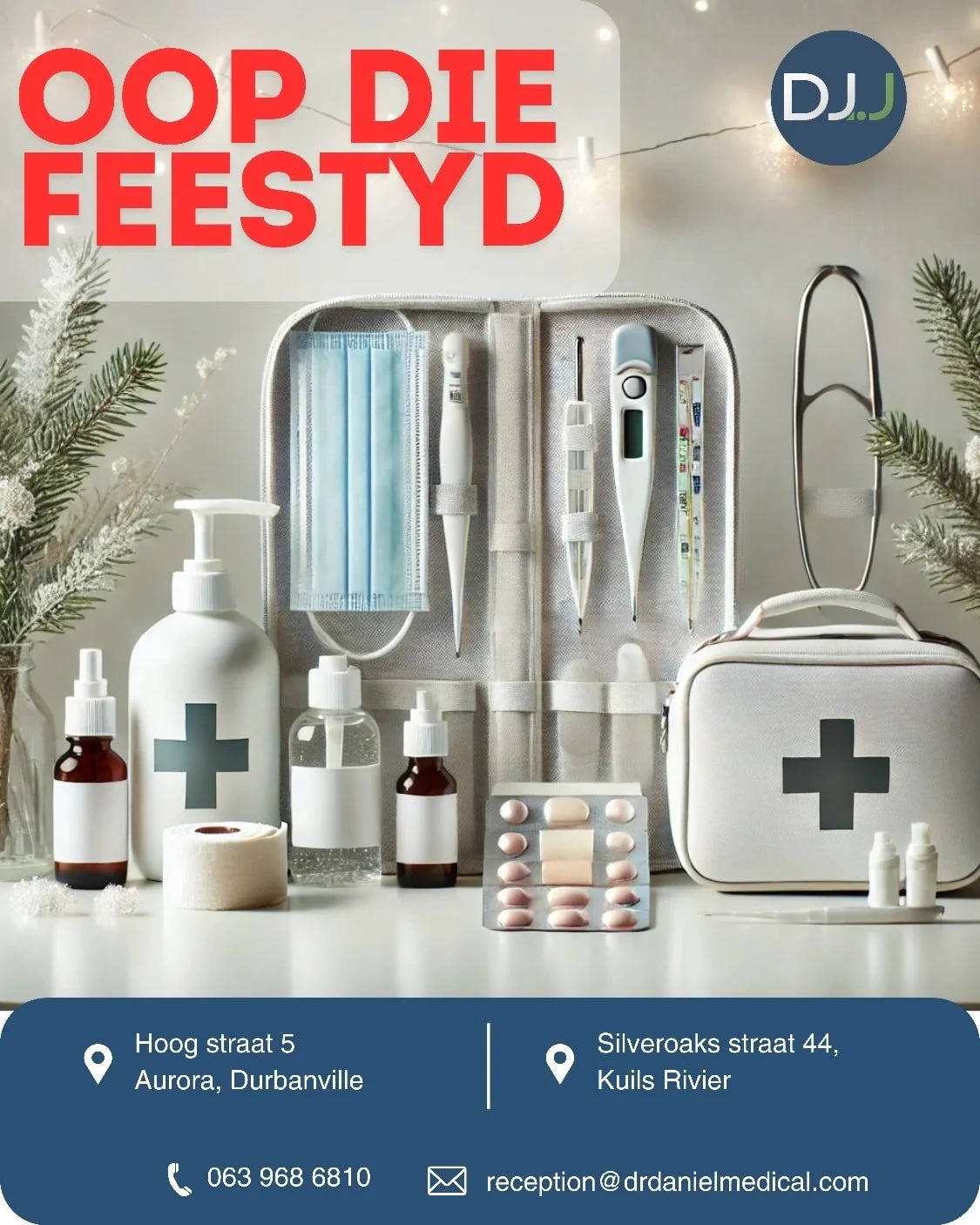 Kinders word siek op die ongemaklikste tye

Snuif, koors, maagpyn 🤧🤒🤢 &mdash; Dr. Dani&euml;l J Joubert is hier vir jou siek kinders, selfs gedurende die besigste tyd van die jaar.

 #gp #openthischristmas #kuilsrivier #kuilsriver #northensuburbs 