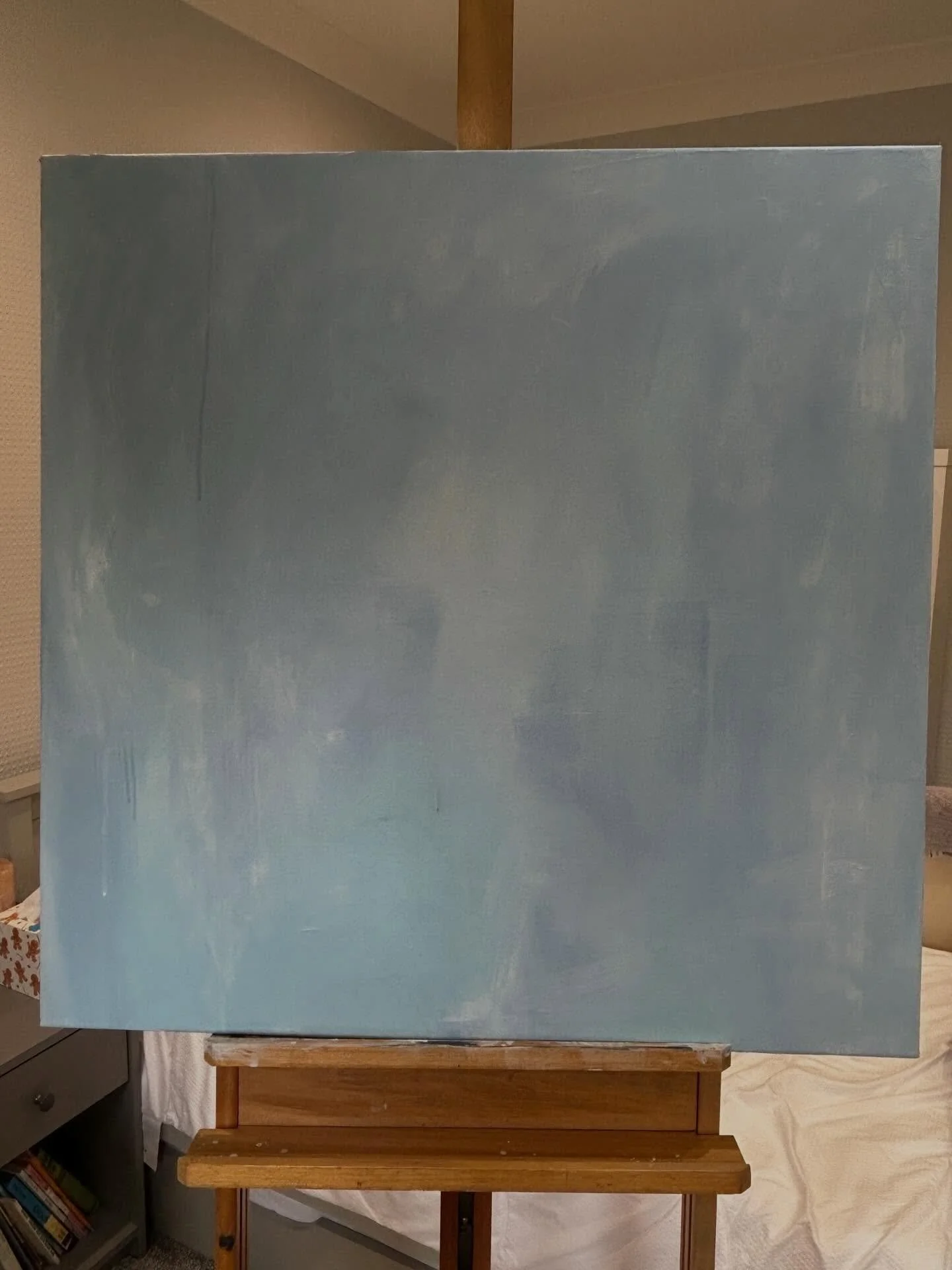 Hi 
I&rsquo;m back in the studio after some much-needed family time &amp; a very busy household 
Starting fresh with these first two canvases from a new series exploring abstract trees through the four seasons.

Soft layers, shifting tones, and quiet
