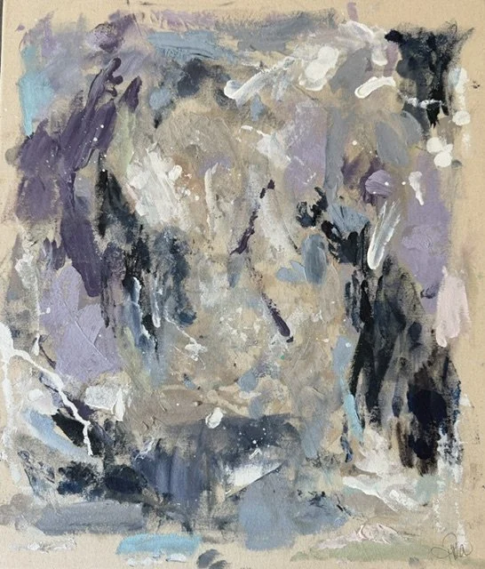 Process Painting - Smoked Lavender