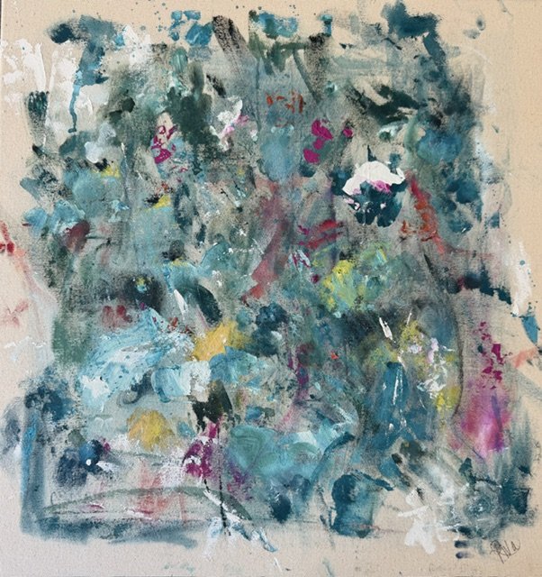 Process Painting - Teal