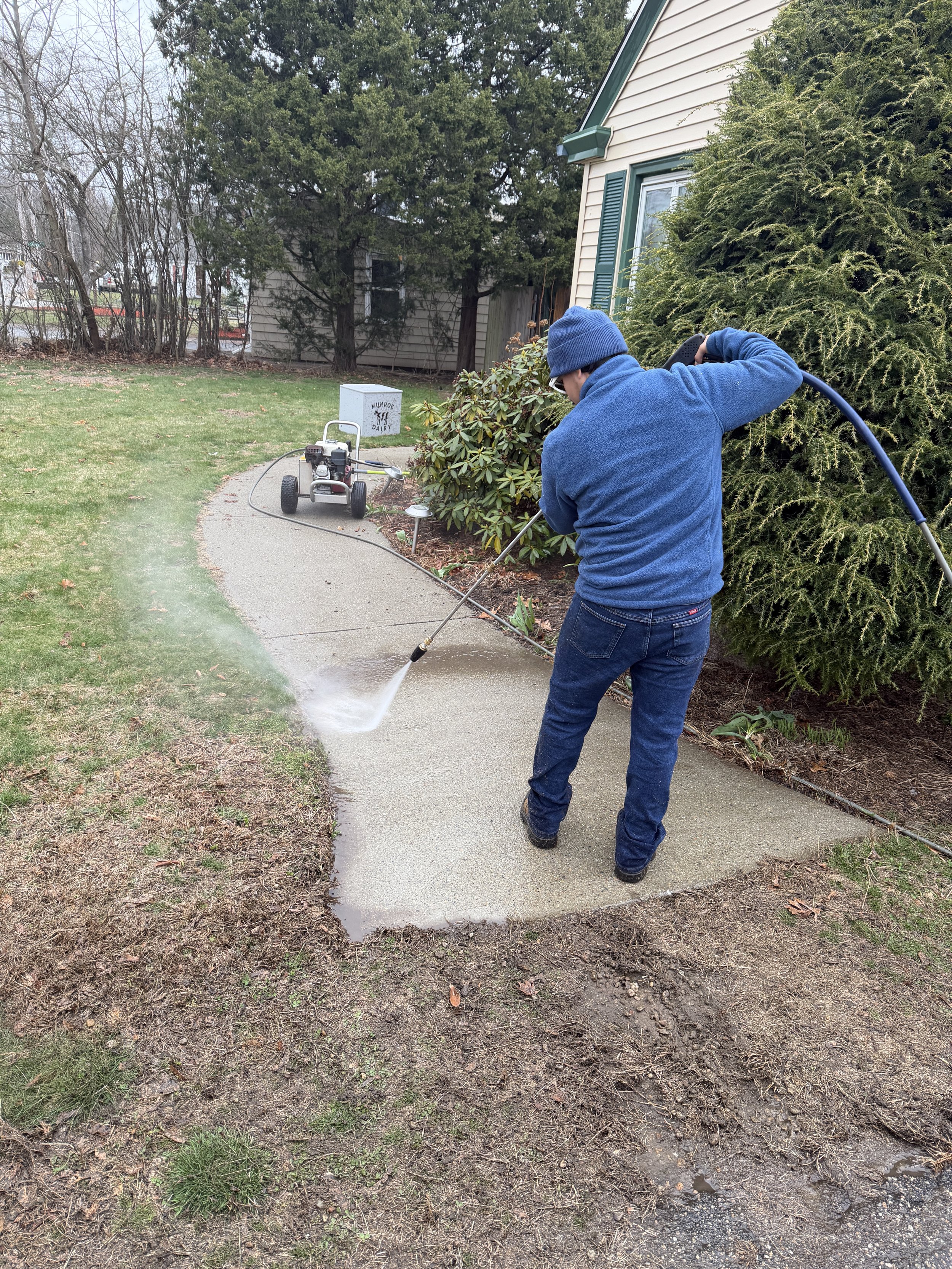 Power Washing Walkway