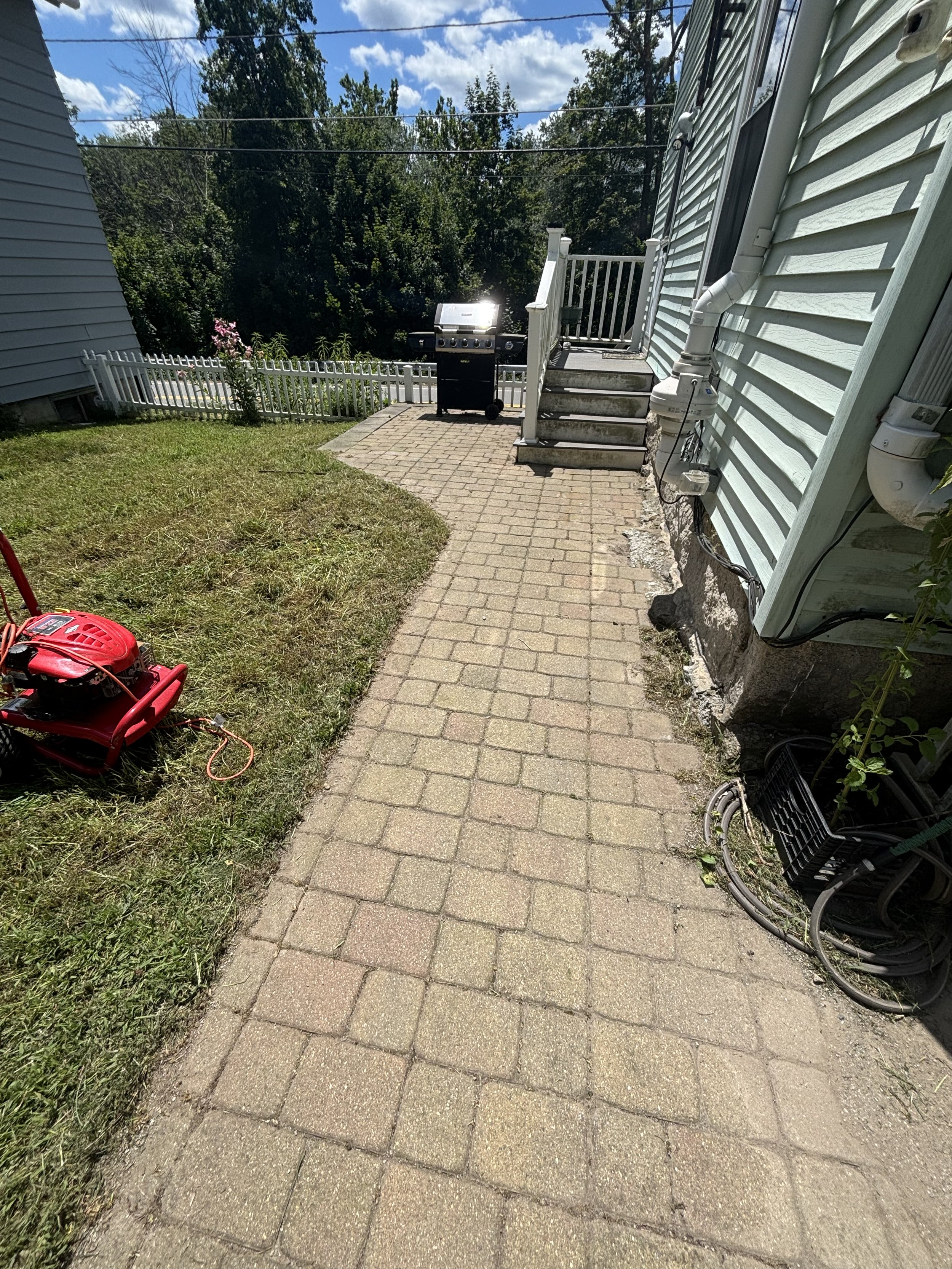 Lawn Renovation & Pavers Cleaning