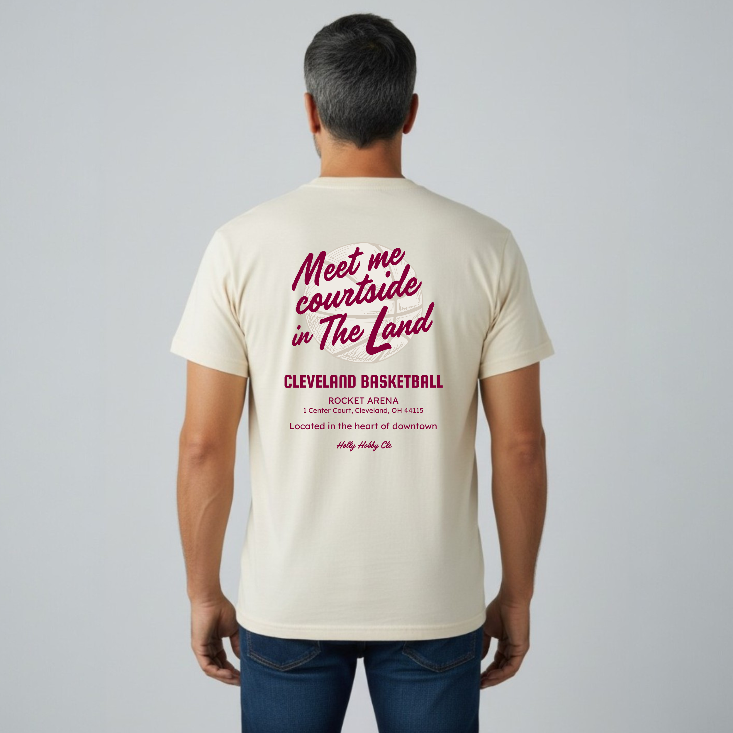Meet Me in The Land Tee Model.png