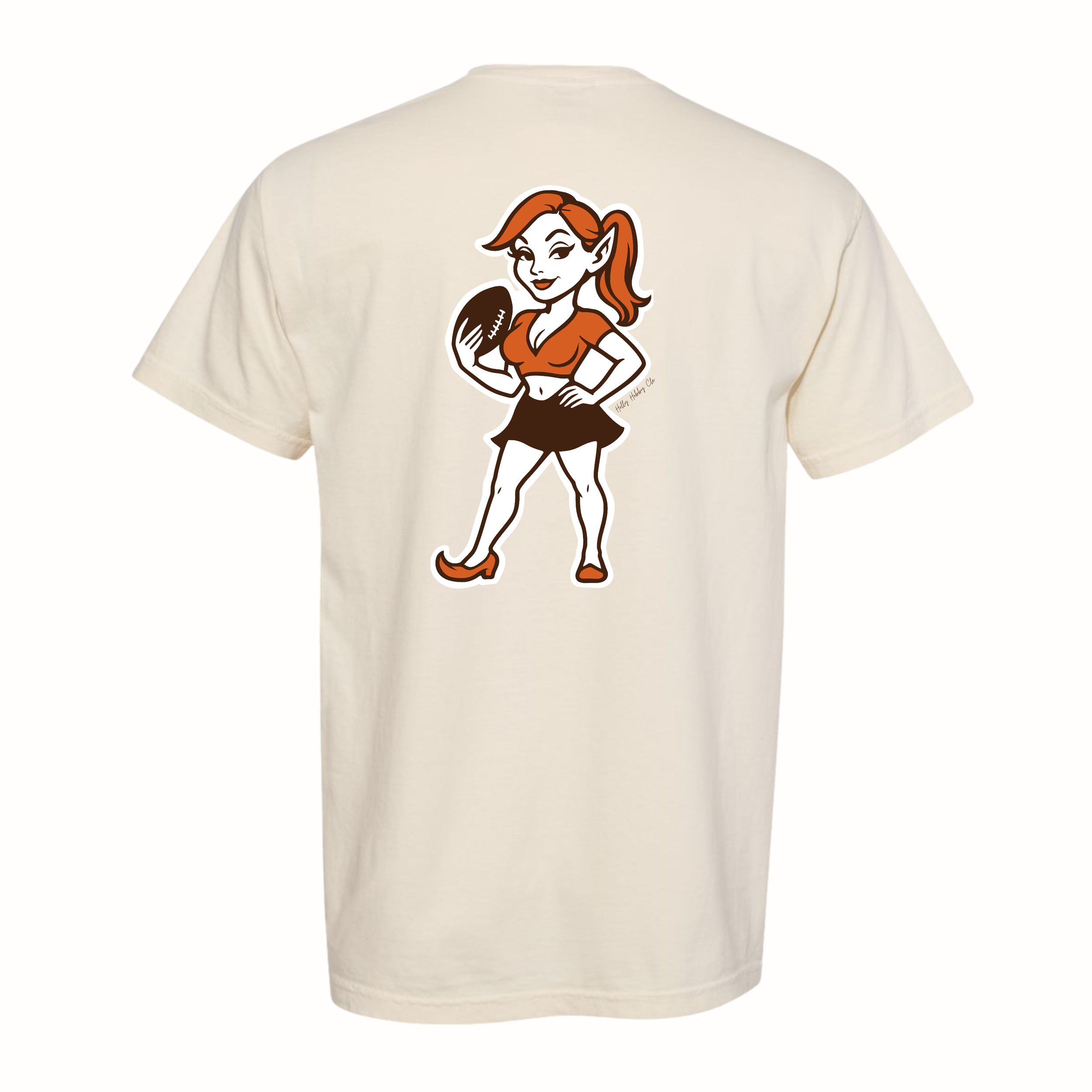Miss Elfie Cleveland Football Tee