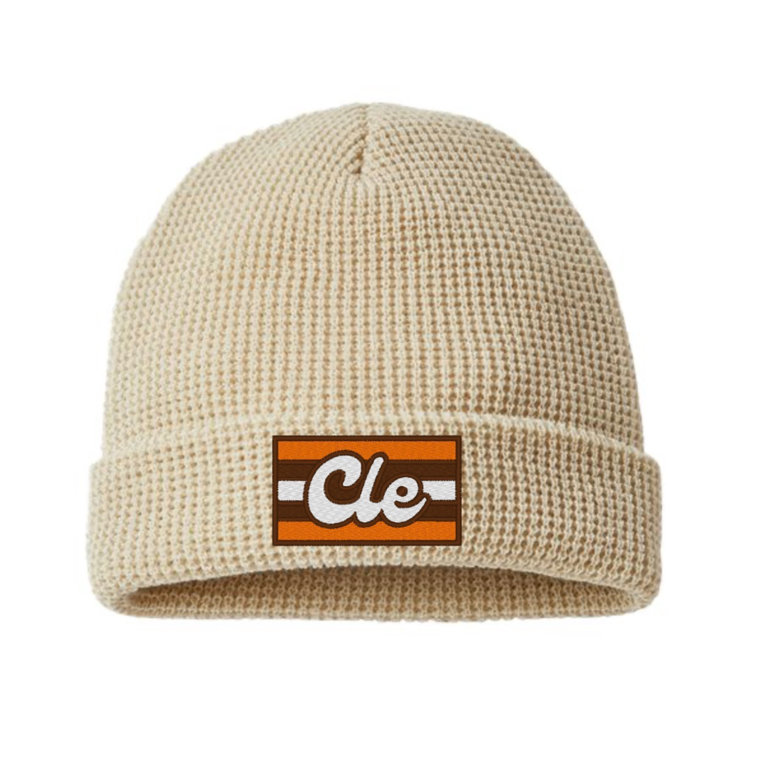 Cle Waffle Beanie Front.png