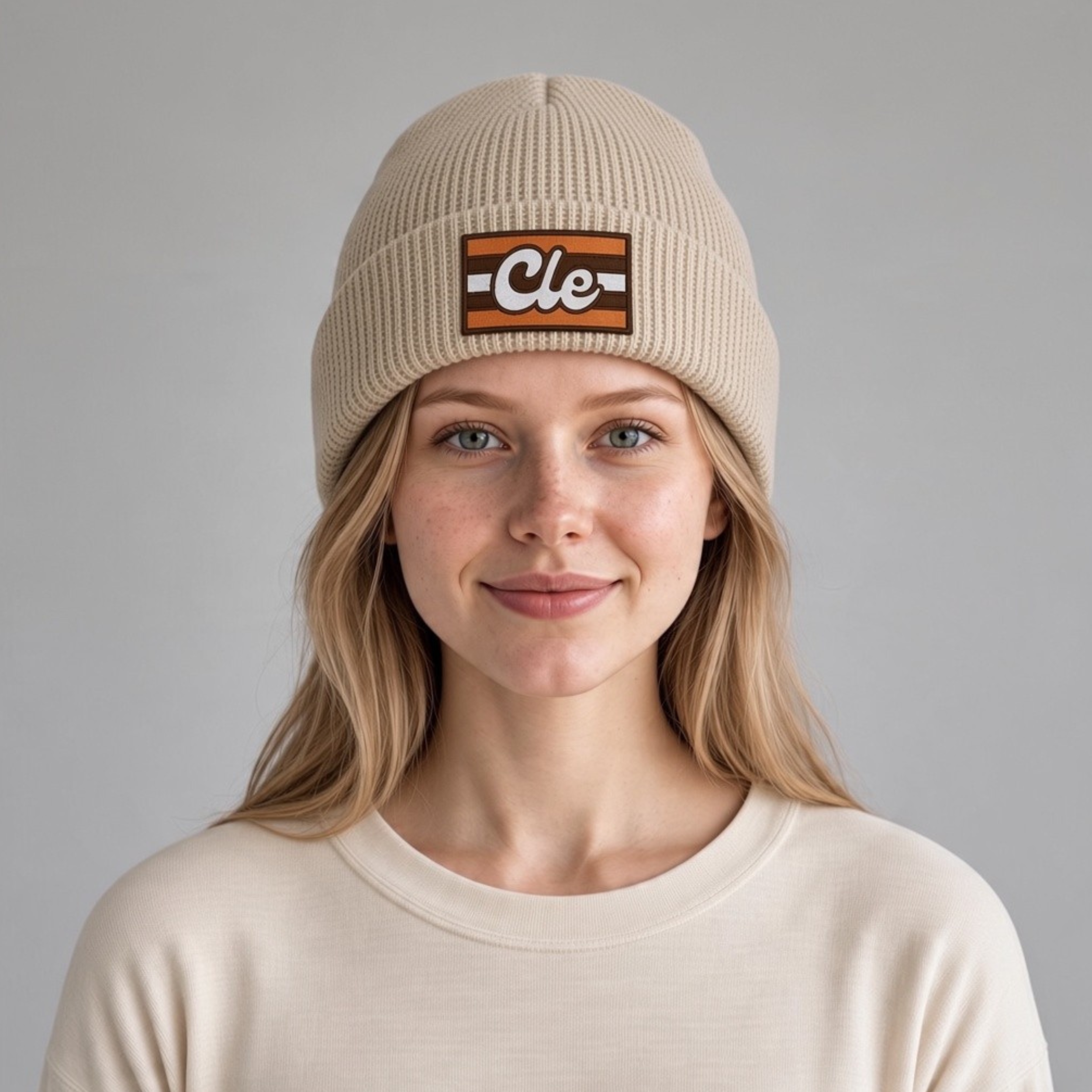 Cle Waffle Beanie Model.png