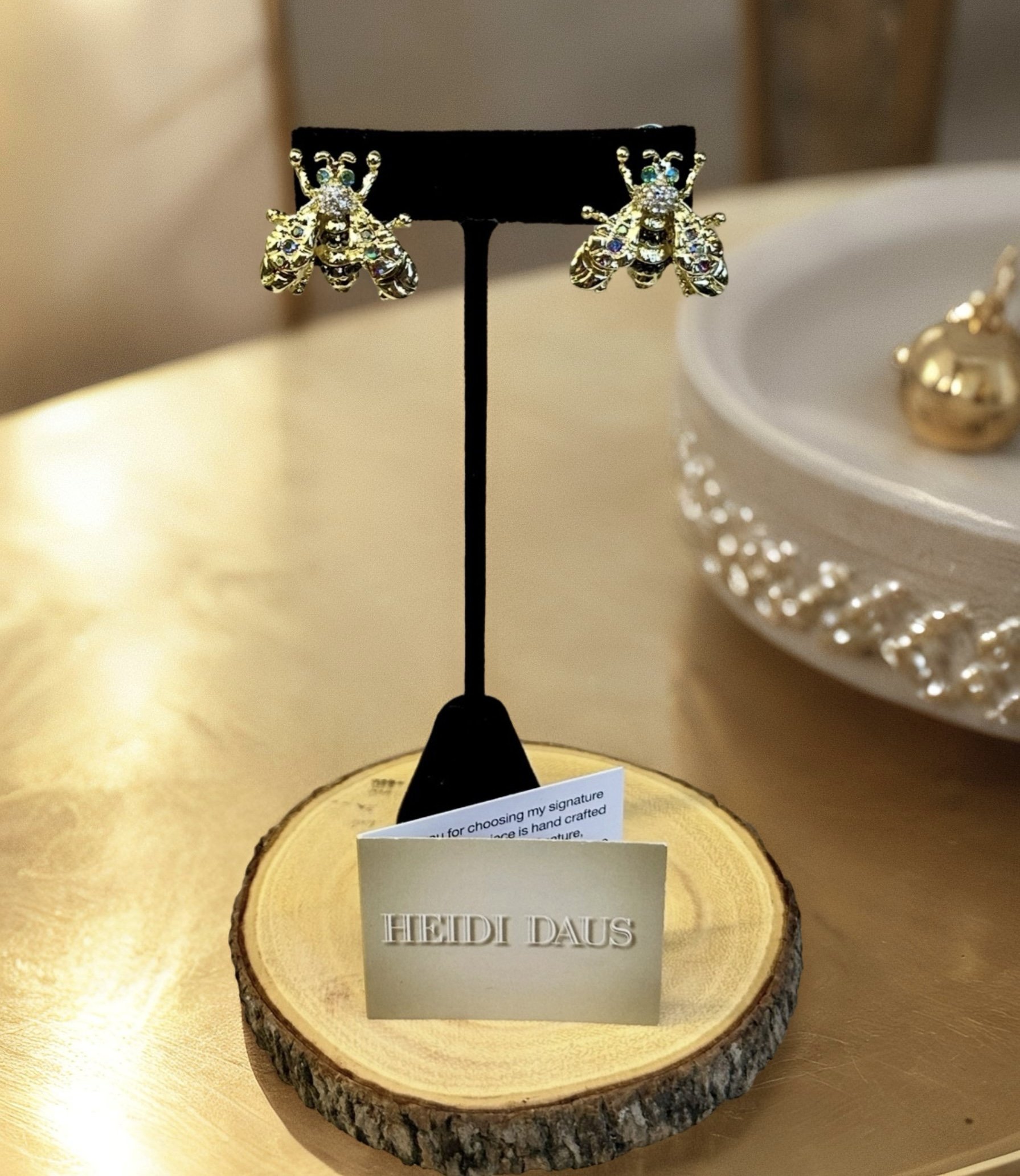 Heidi Daus “Bee” earrings