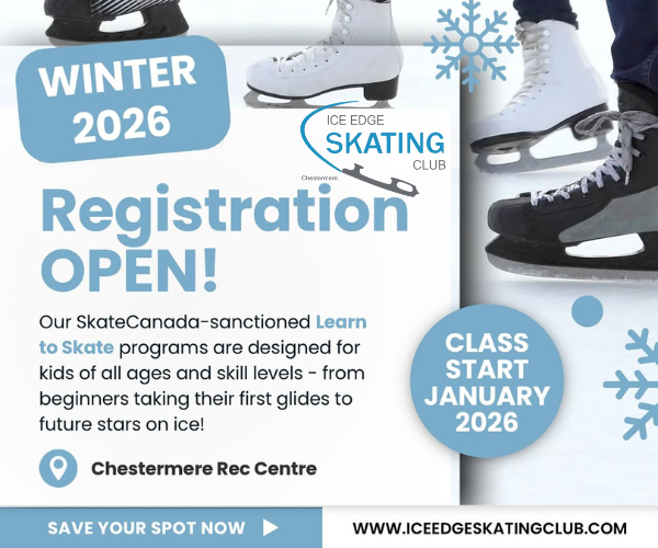 Registration Opens for Winter 2026 Learn to Skate Programs in Chestermere