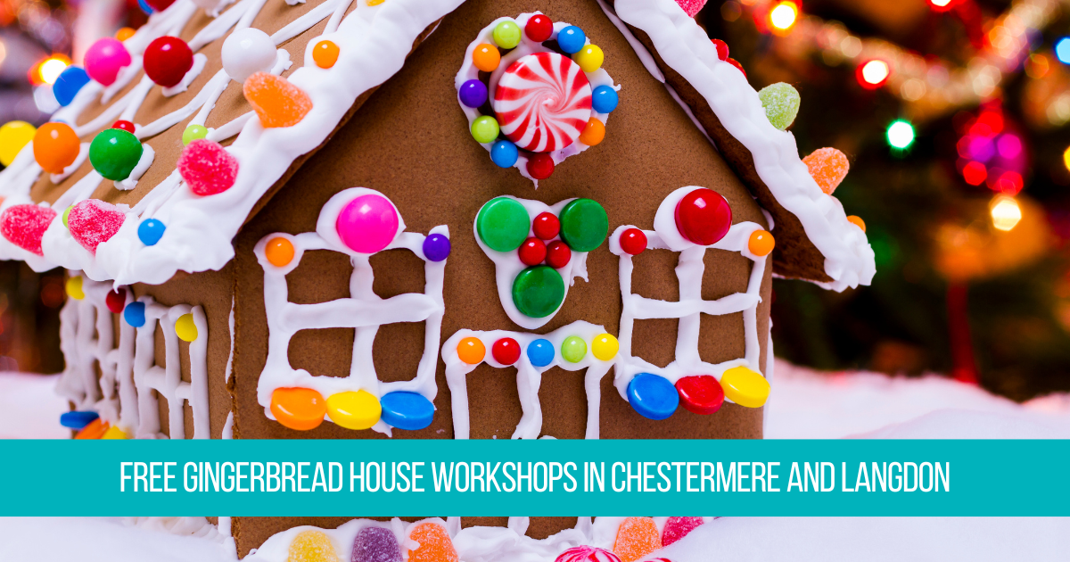 Two Free Gingerbread House Making Programs Coming to Chestermere and Langdon