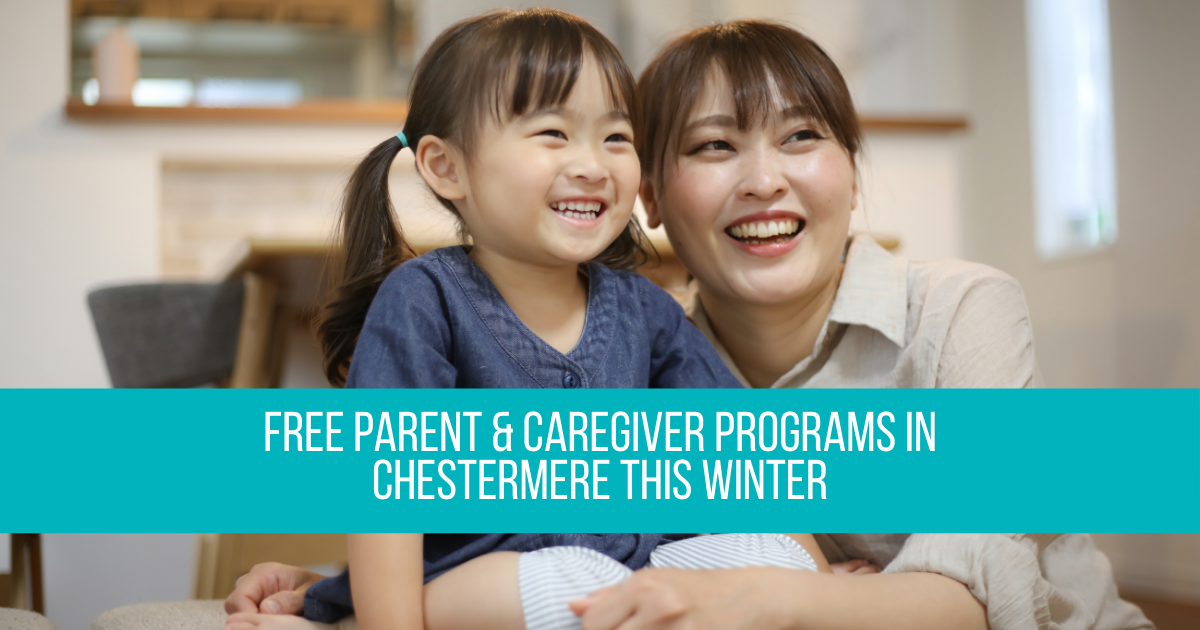 Free Parent &amp; Caregiver Programs in Chestermere This Winter