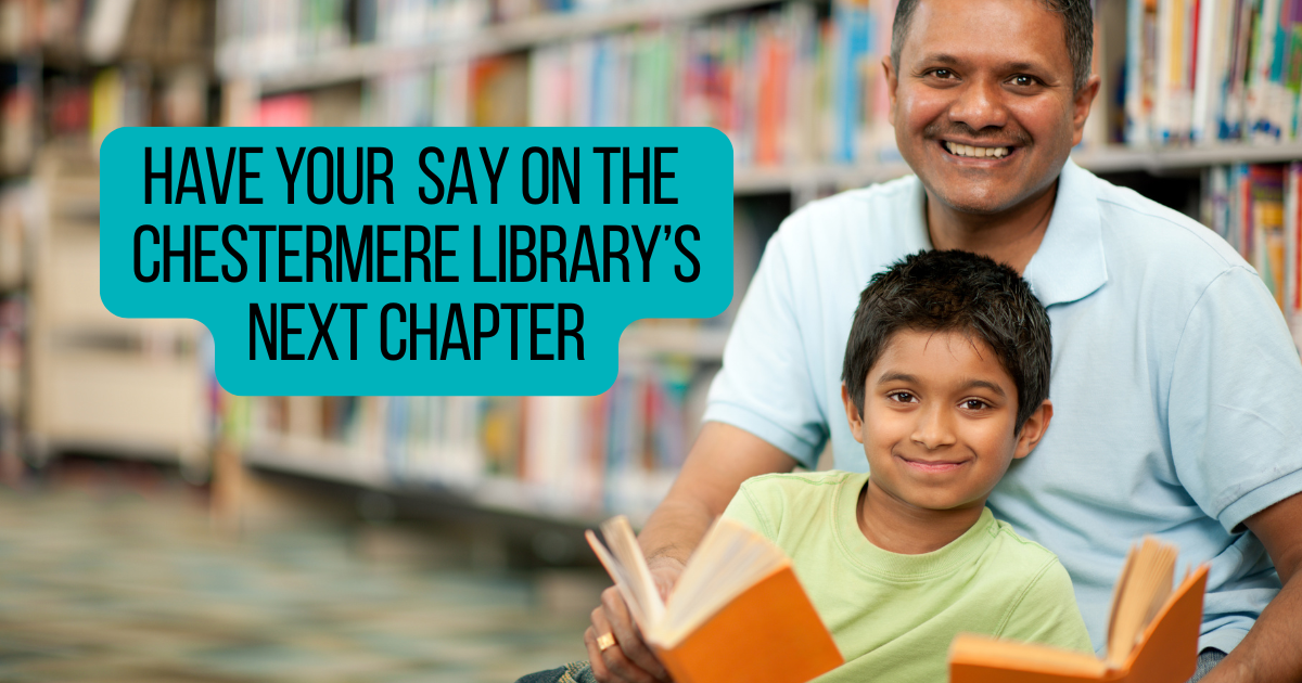 Have your say on the Chestermere Library’s next chapter