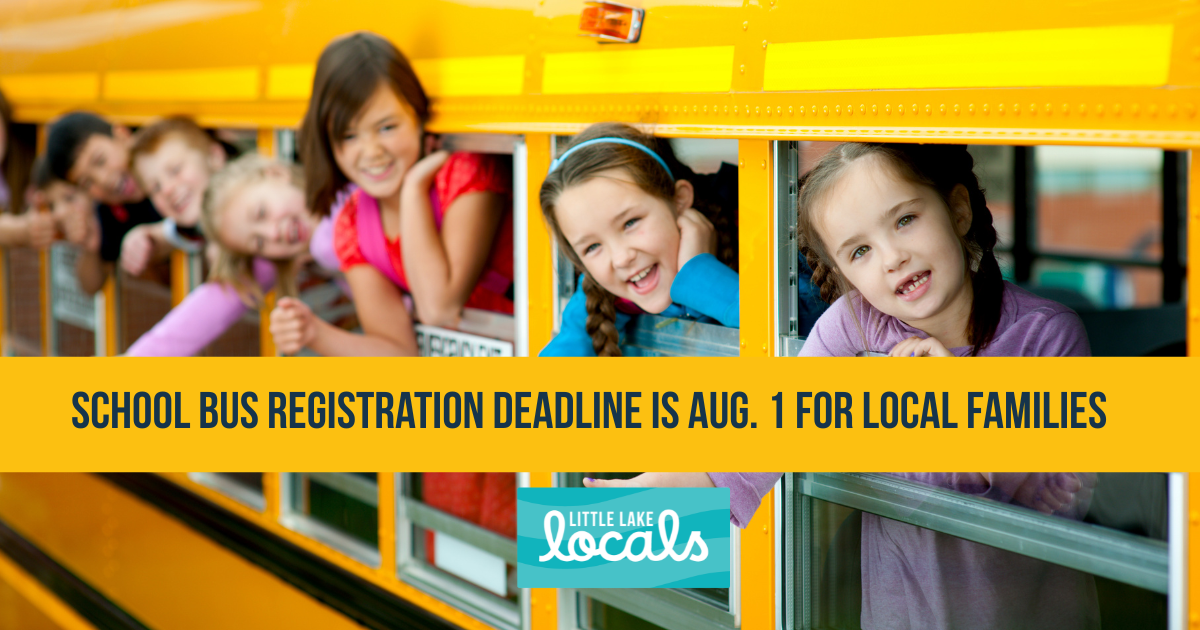 School Bus Registration Deadline is Aug. 1 for Local Families