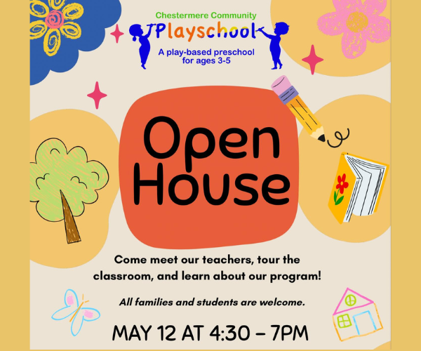 Chestermere Playschool Open House