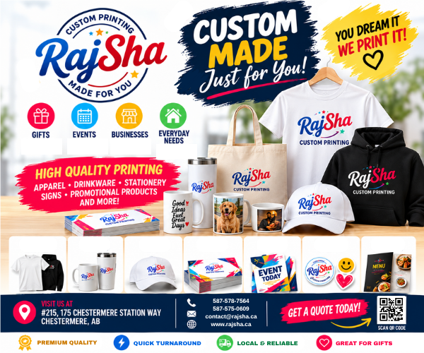 Custom printing in Chestermere
