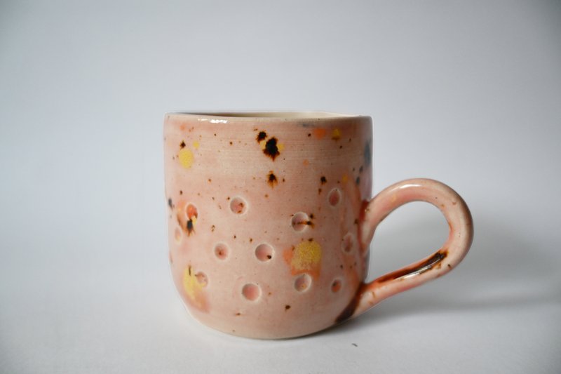 Hand Thrown Pink Espresso Mug