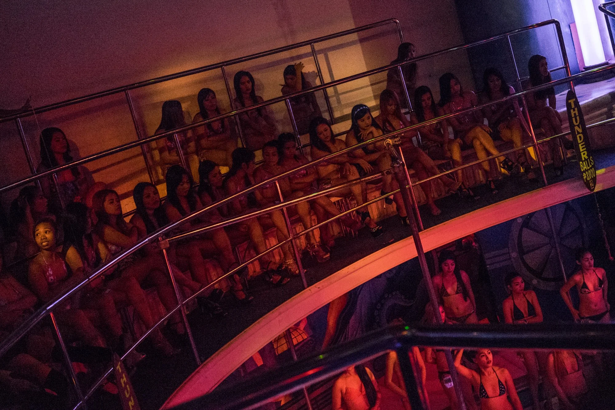 A scene from Fields Avenue, the red light district in Angeles City, notorious for its sex tourism.