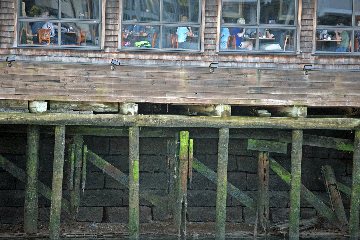 Condos built on a wharf are pictured in Boston’s North End, June 6, 2016. 