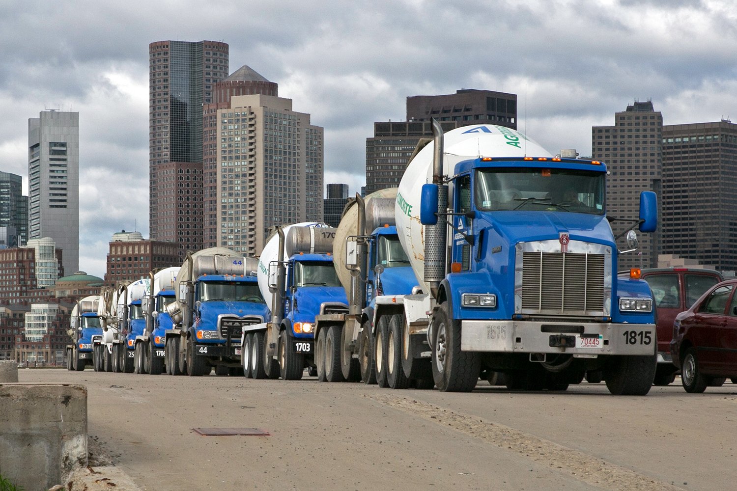 Heavy machinery is pictured at the Portside at East Pier construction site in East Boston on June 9, 2016. 