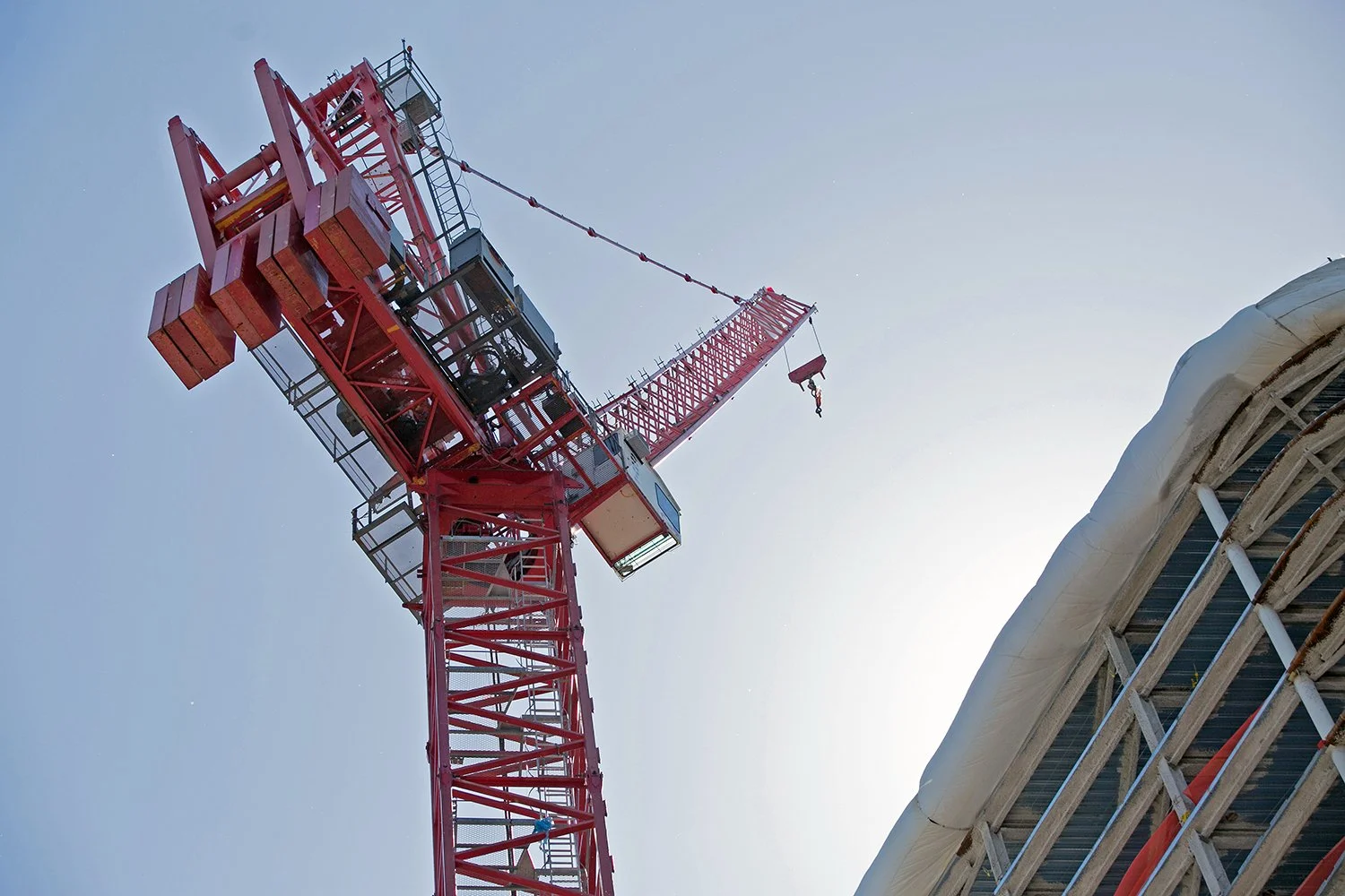 Heavy machinery is pictured in Boston’s Seaport District on June 6, 2016. 