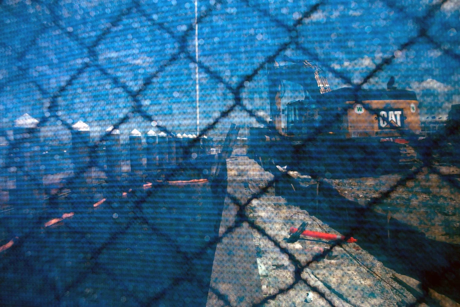 Heavy machinery is pictured in Boston’s Seaport District on June 6, 2016. 