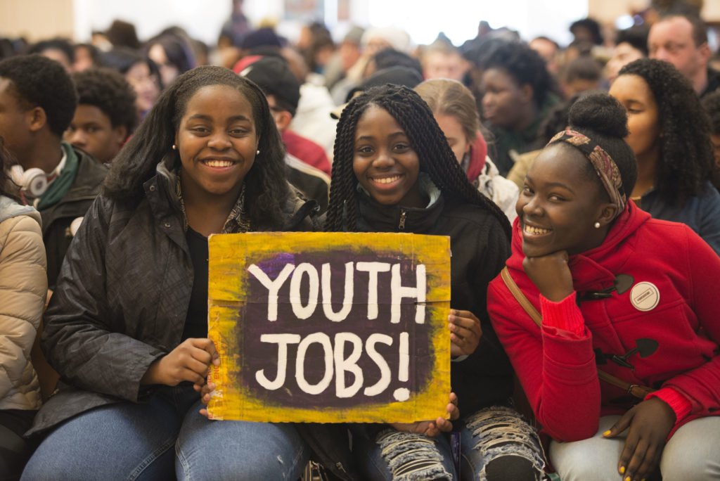 Boston youth rally against unemployment, incarceration