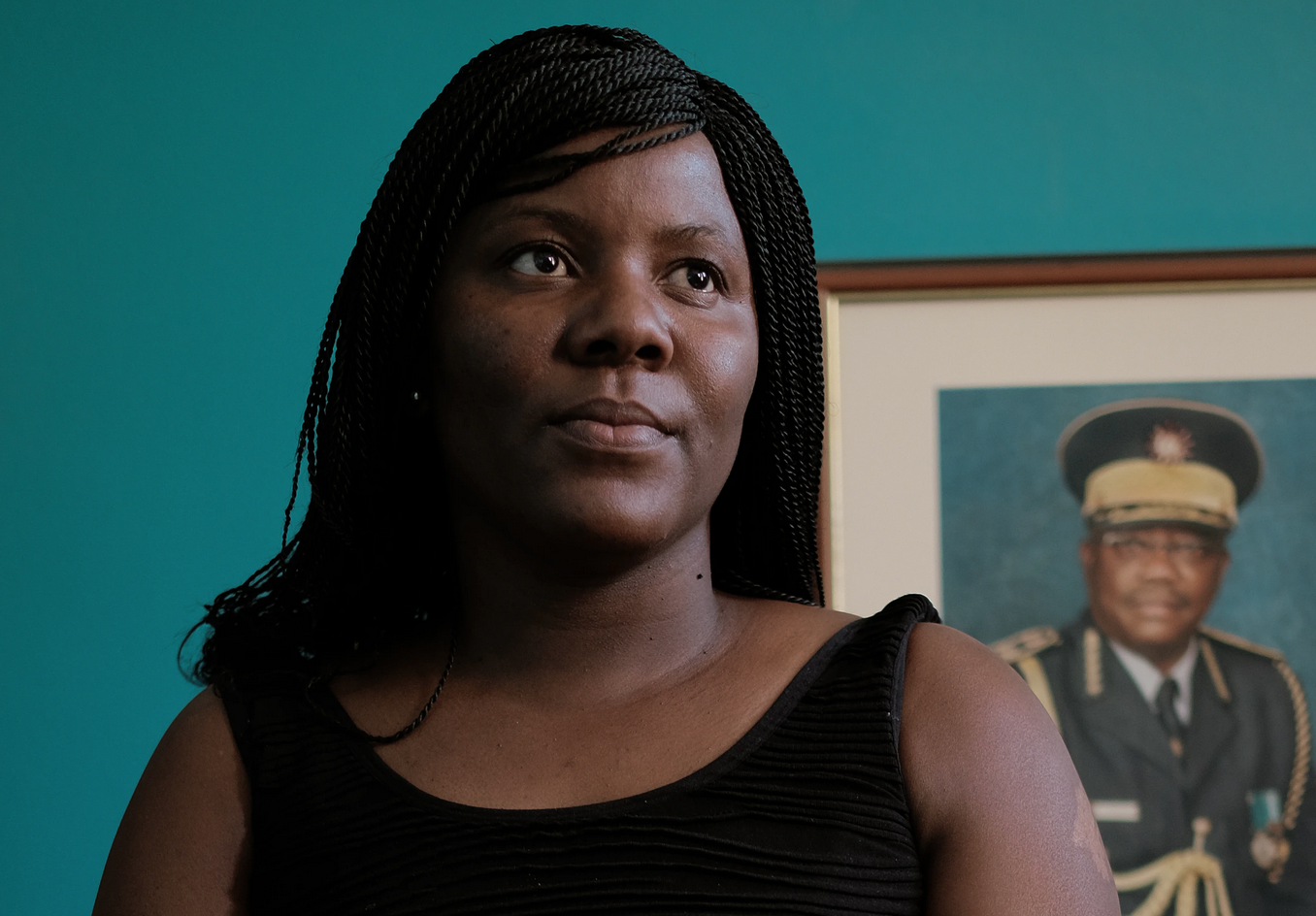  Sergeant Detective Rosaline of the Gender Based violence unit poses for a portrait. “I’ve always wanted to become a Police Officer and in 2010 my dream came true. I deal with domestic violence, rape and murder cases. It can be difficult somedays wor