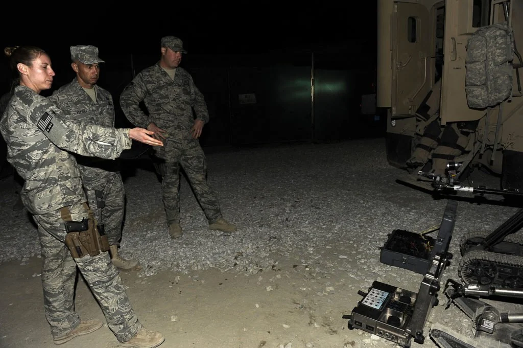 Meet an Air Force bomb tech and the robots who helped her disarm IEDs