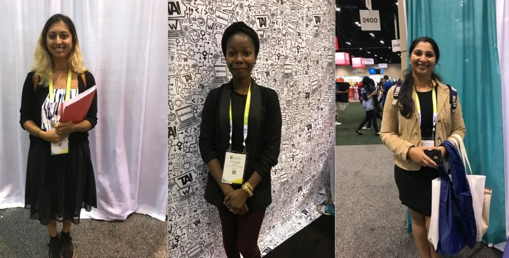 Female tech students from around the world share their stories