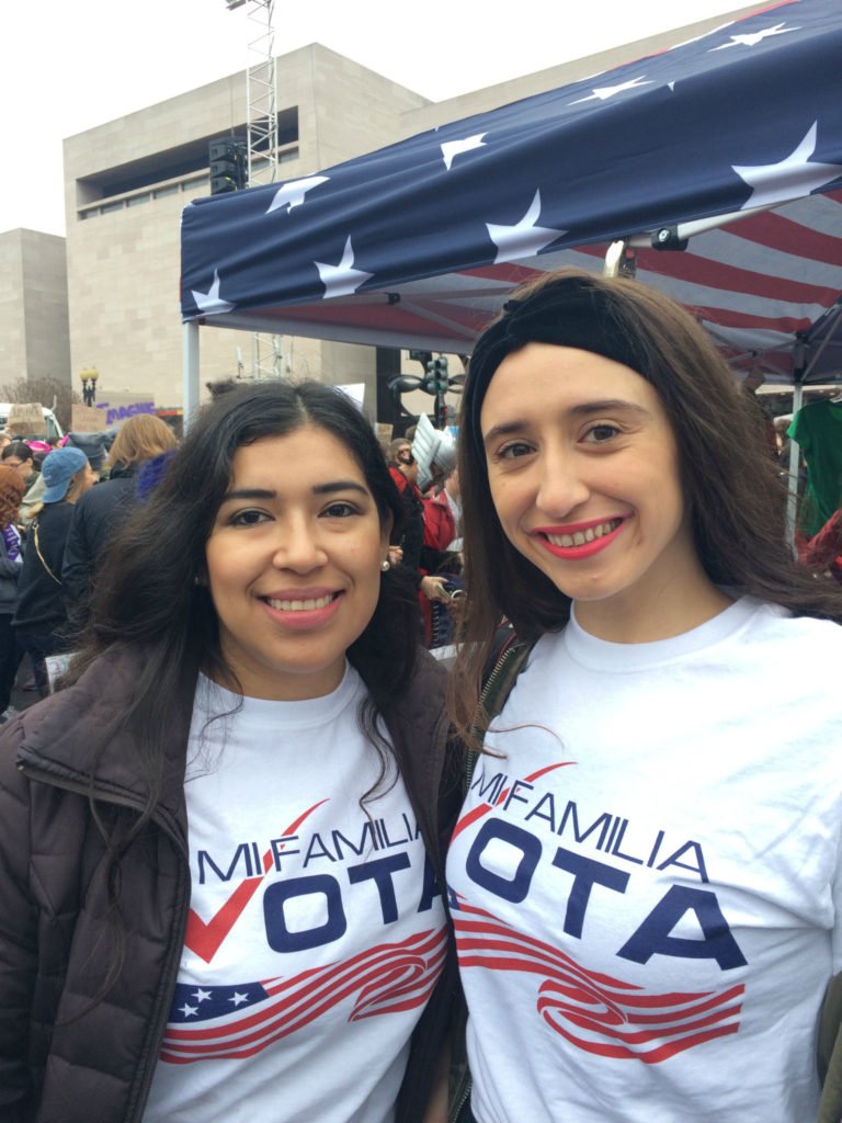 Latinas at Women’s March on Washington send a message to Trump