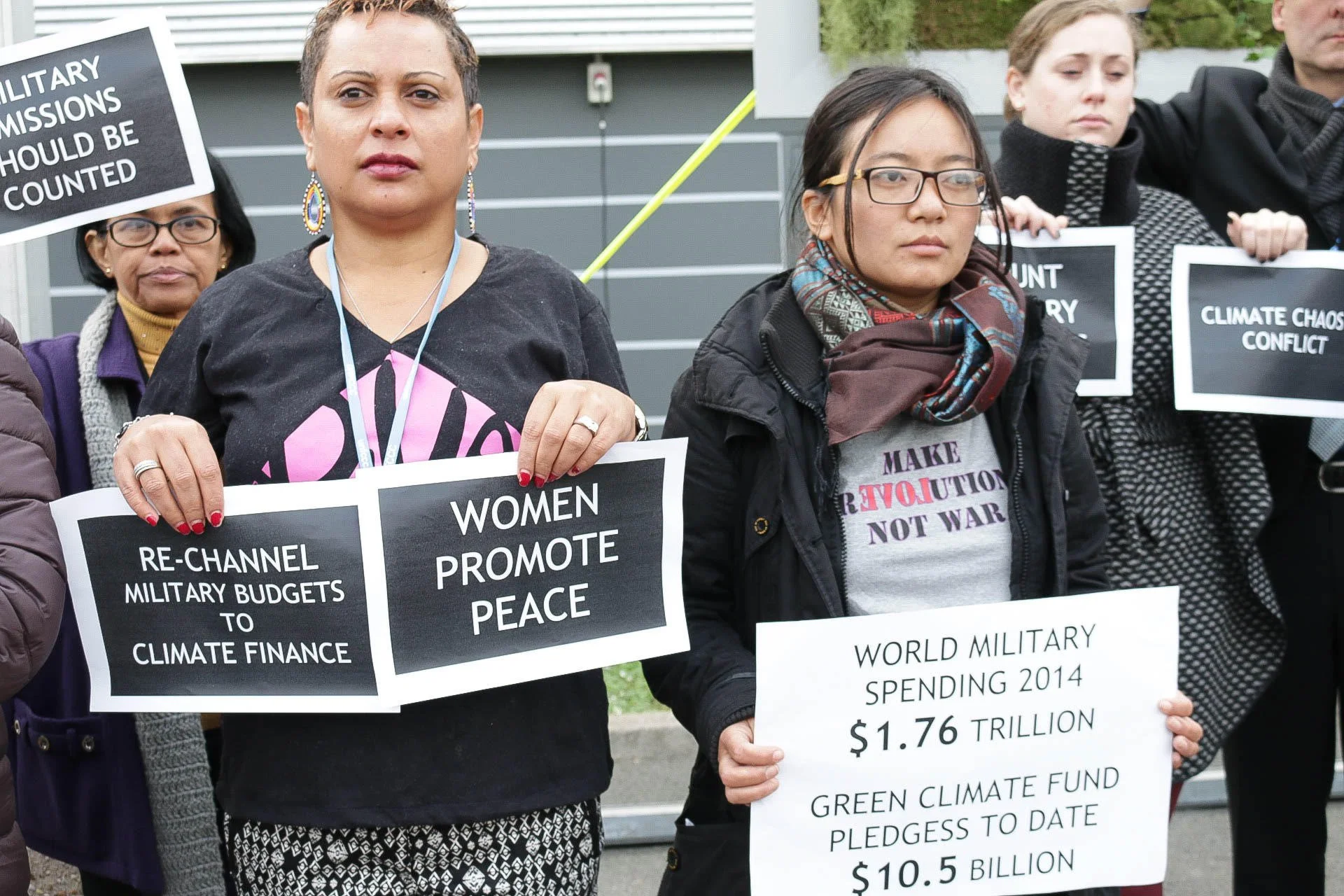 Women bear consequences of climate change and global conflict