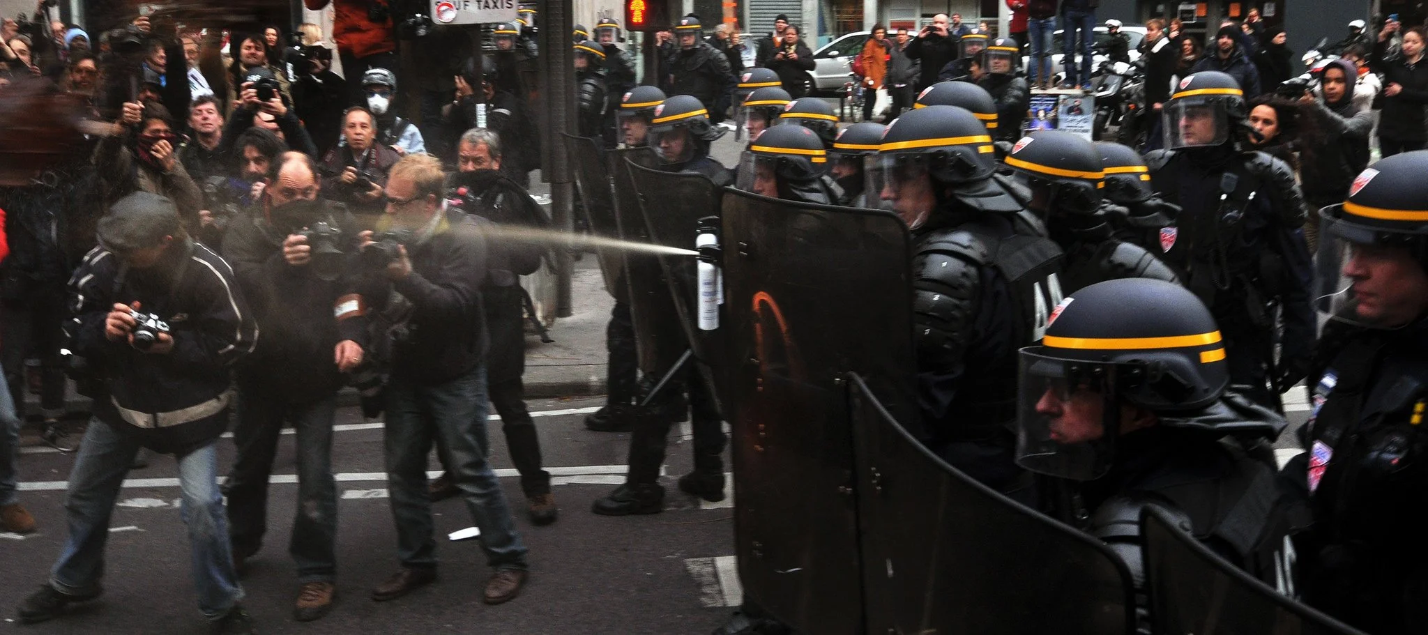Protests in Paris on first days of historic climate conference