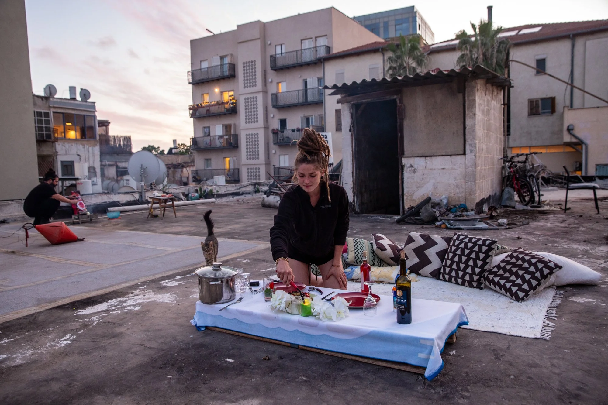Documenting a Passover under lockdown, within 100 meters of home