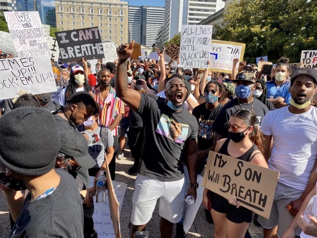 Through despair and unity on streets of Nashville, an American reckoning