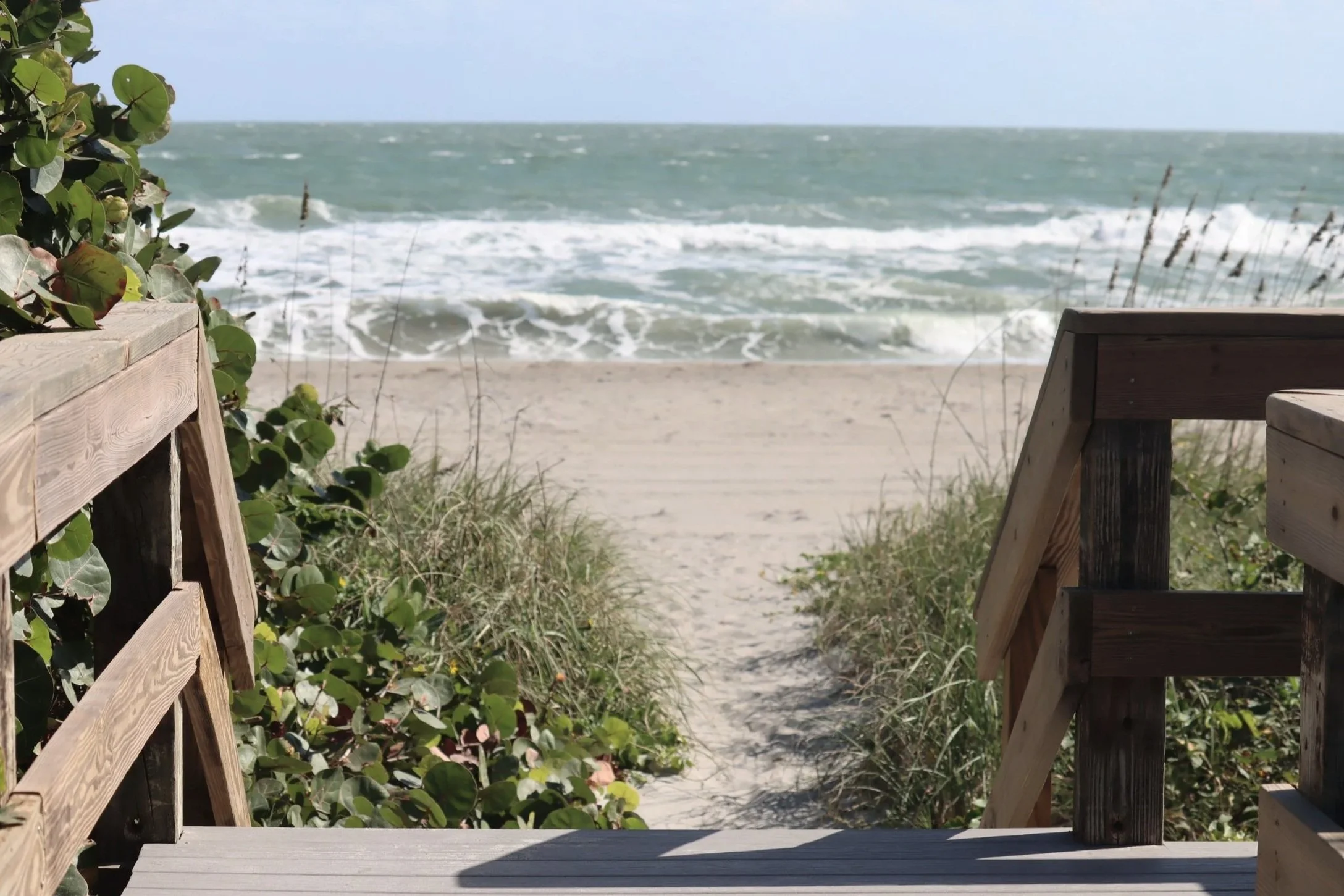 A lovely beach setting with the waves crashing as imagery for anxiety depression and chronic illness therapy