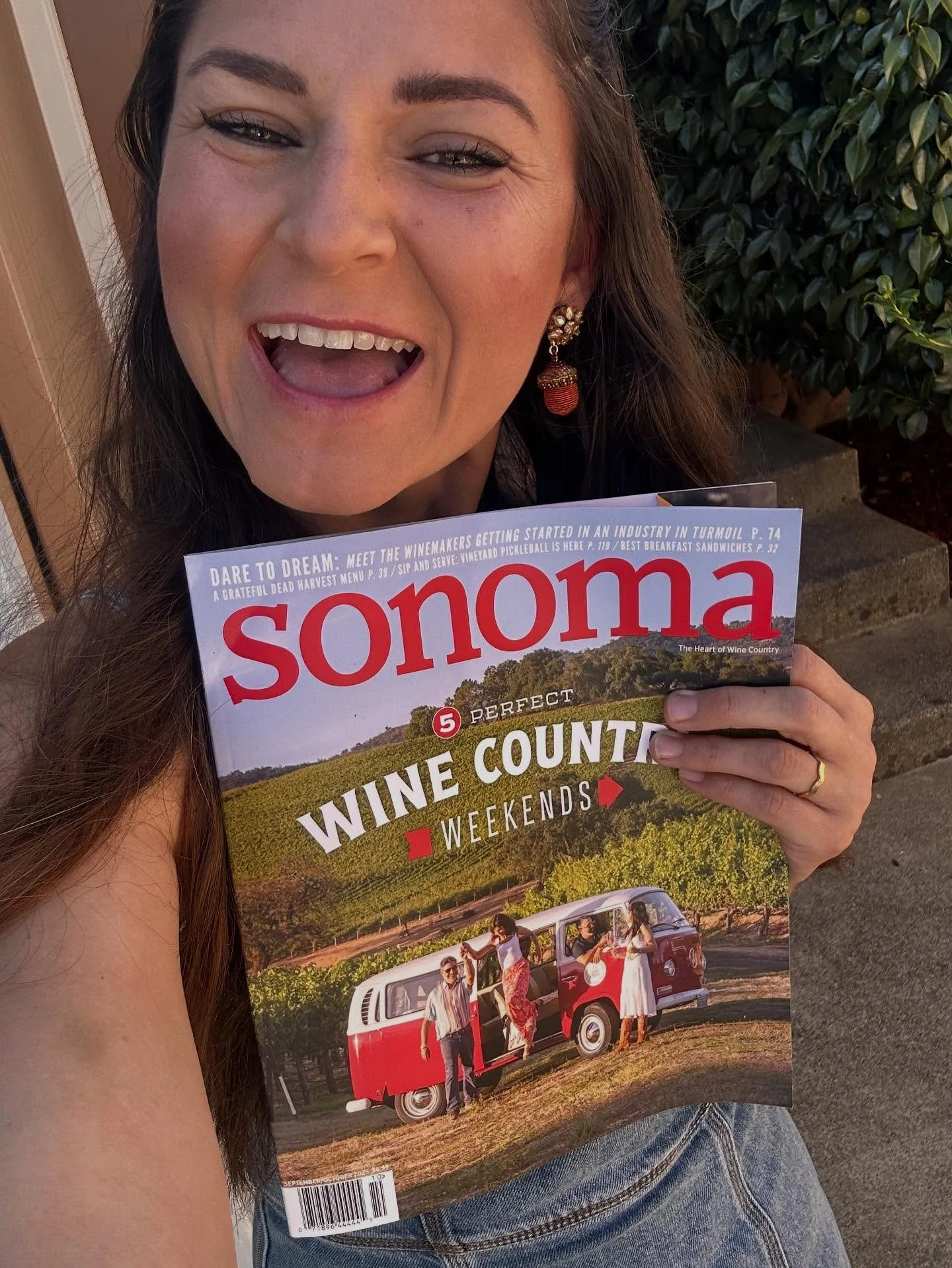 🤩🤩🤩 

We made the cover! Thank you @sonomamag for trusting us with such precious real estate. The Sept/Oct issue is now out for your pleasure and viewing! 

What to do in Sonoma Valley &gt;&gt;

🍷 Taste @hamelsonoma, @hanzellfarm, @abbotspassage,