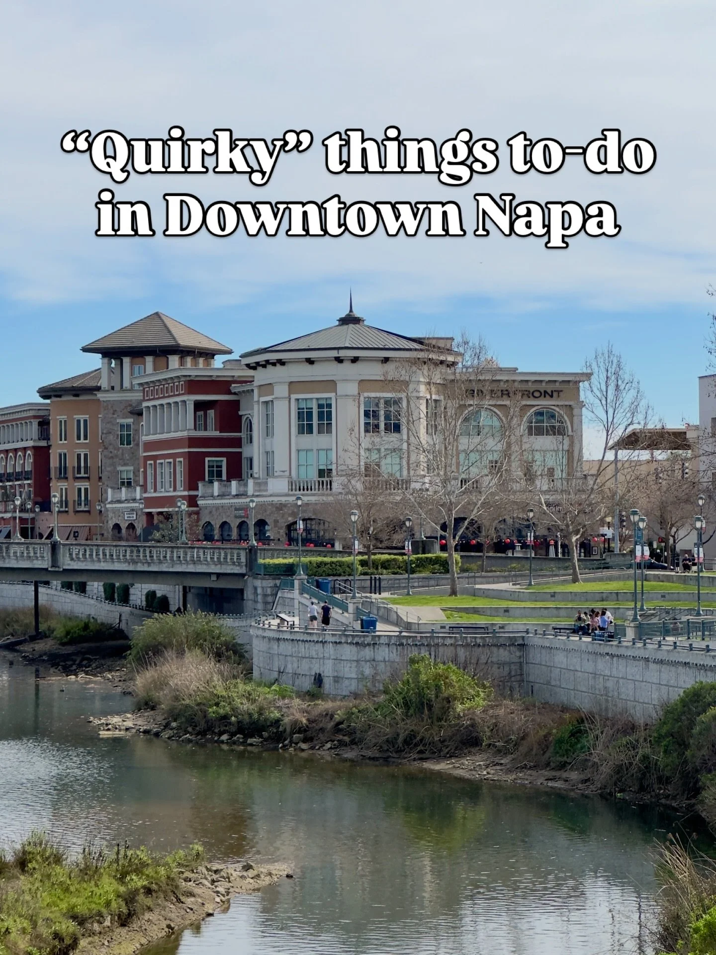 Downtown Napa, but make it &ldquo;quirky.&rdquo; 🍷

If you&rsquo;ve got a few hours between tastings (or you&rsquo;re building a whole day around them), here are some of our go-to stops:

@cadetnapa for hidden back-alley vibes, @marquee_pinball for 