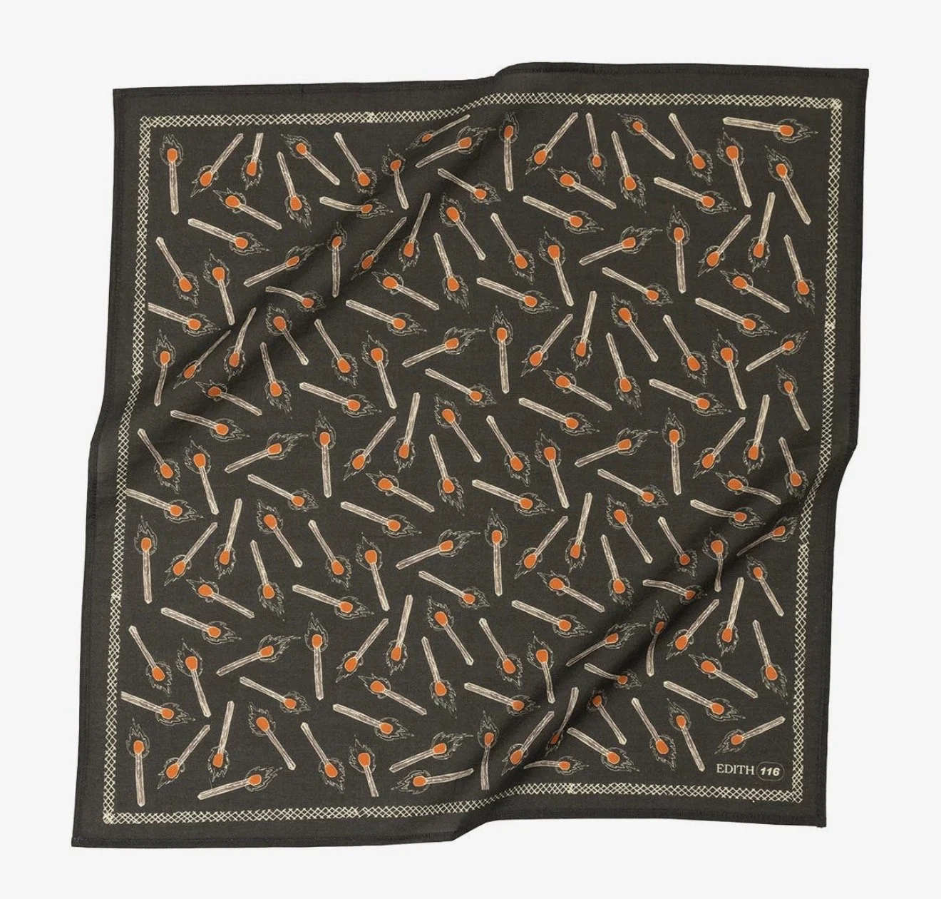 Charcoal Matches Bandana