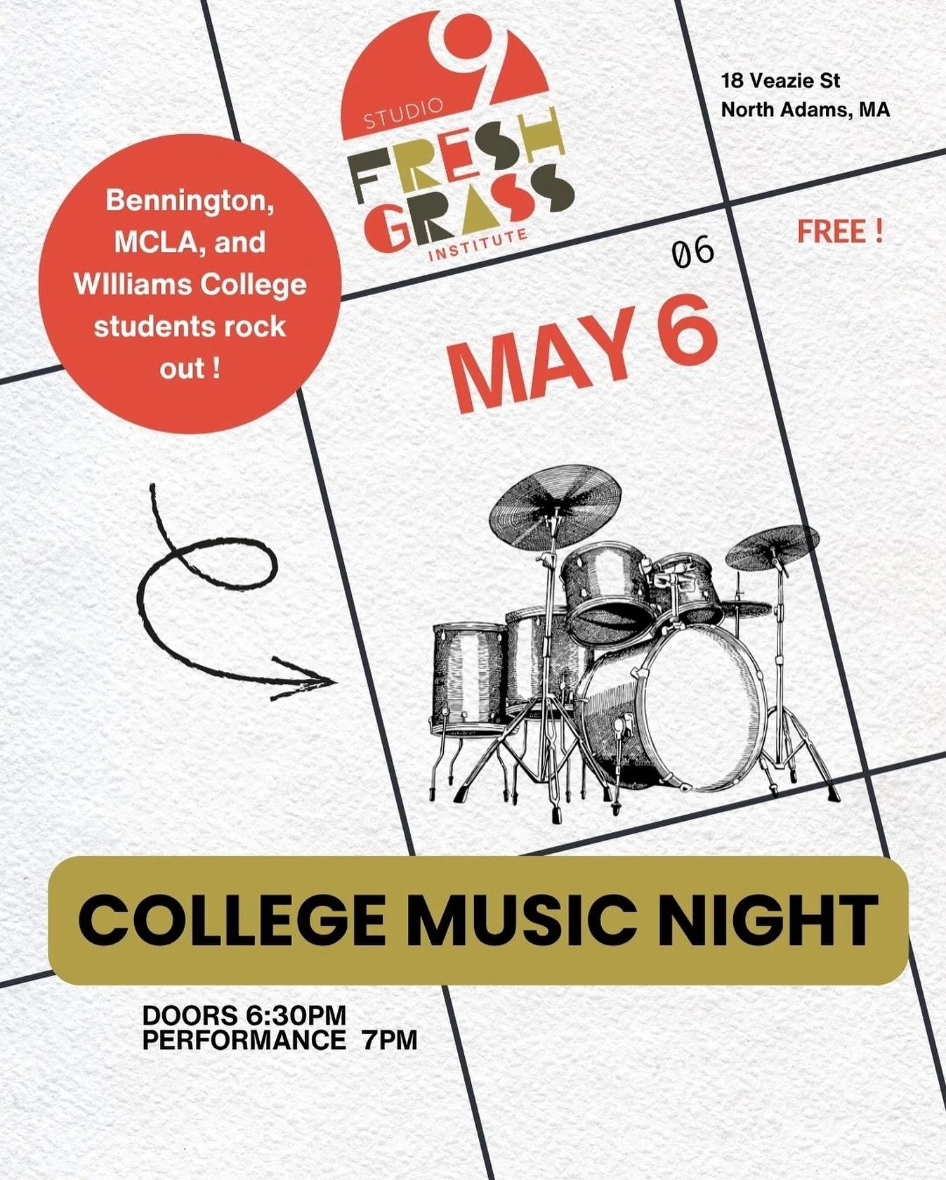 🎓Celebrating our local college students! 🎓

🎤College Music Night
Wednesay, May 6 at 6pm! 

Free and open to all📣