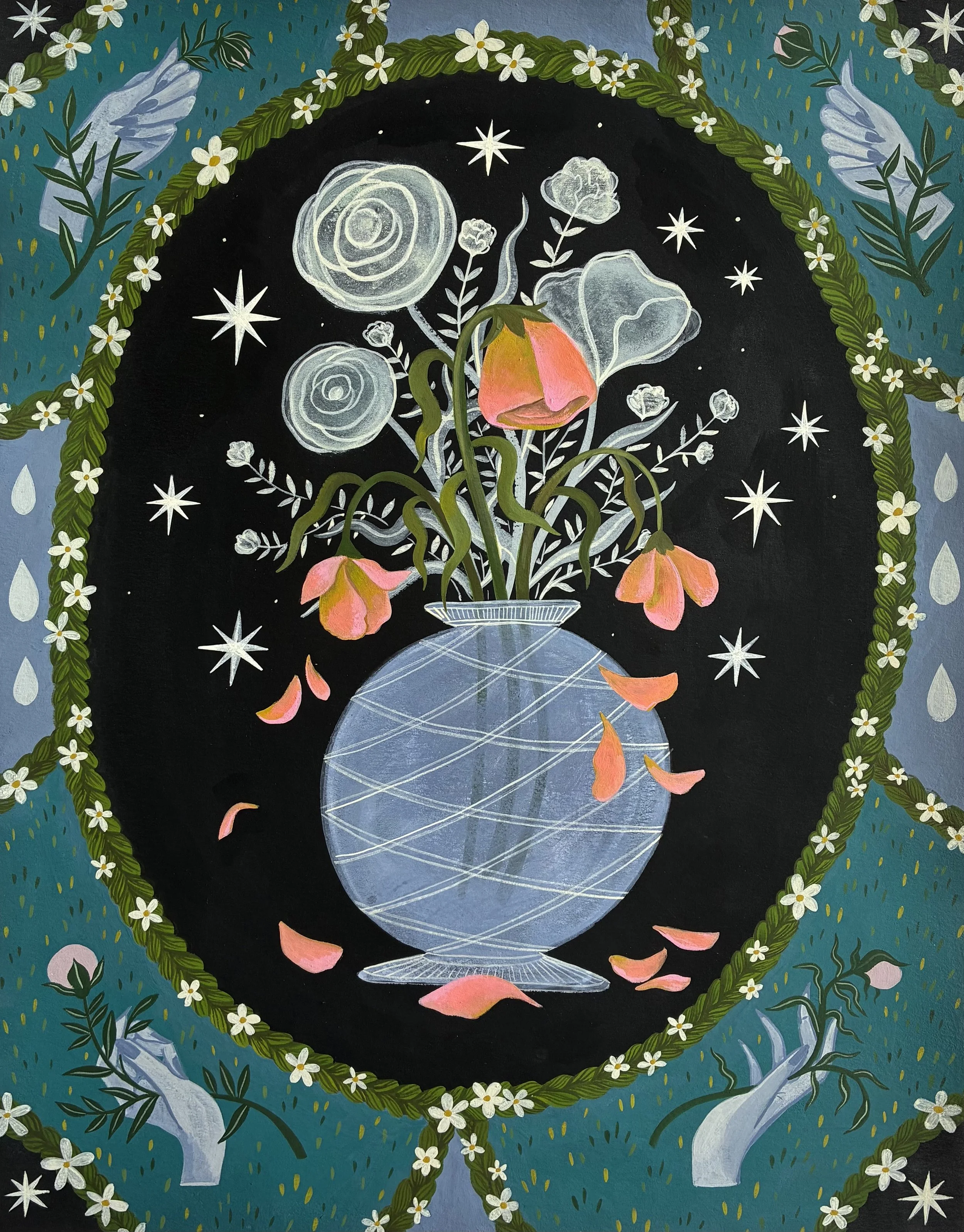 "Dearly Departed" - Gouache