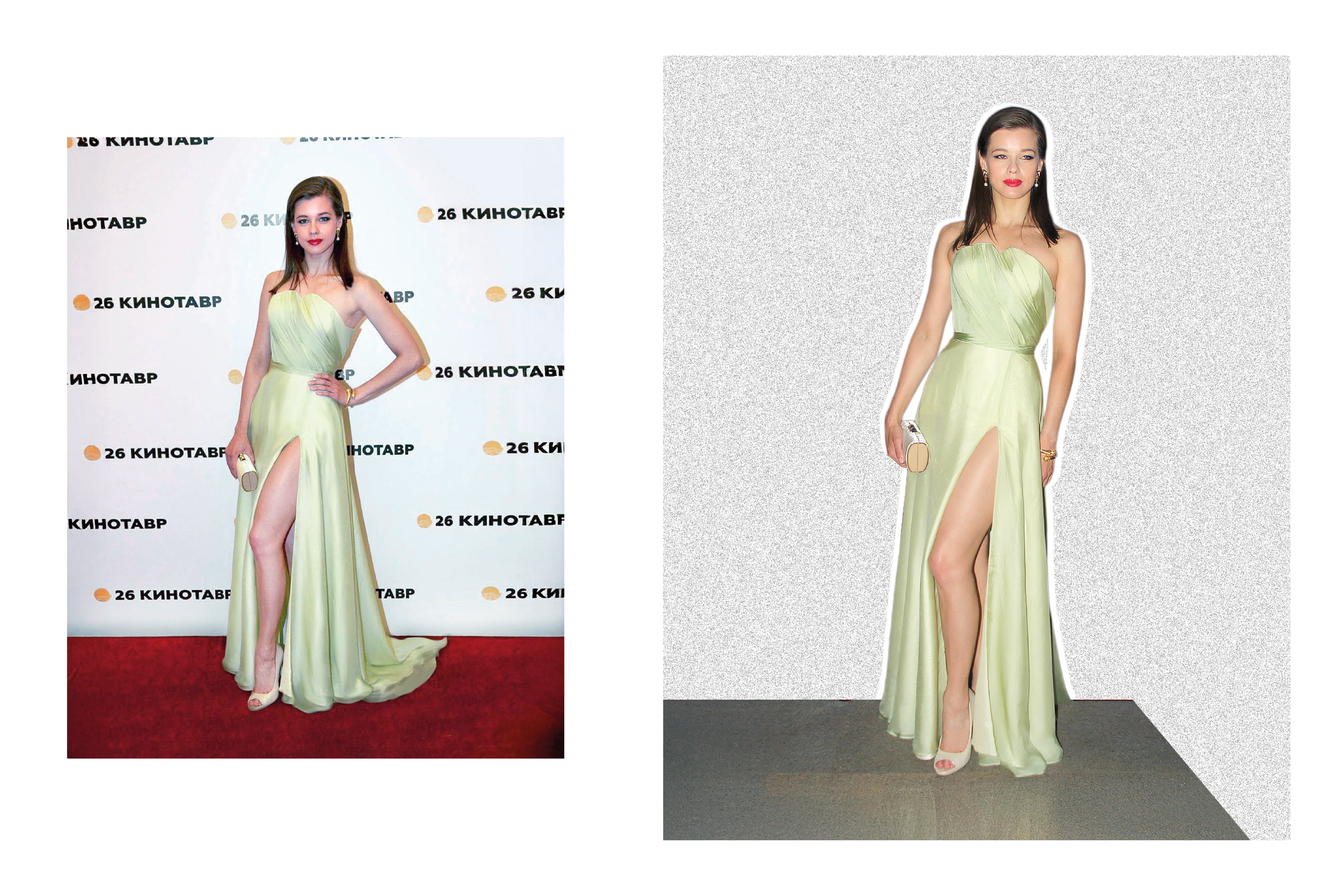 26th ¨Kinotavr¨ film festival, Katerina Shpitsa wearing a PANKIN couture gown. 