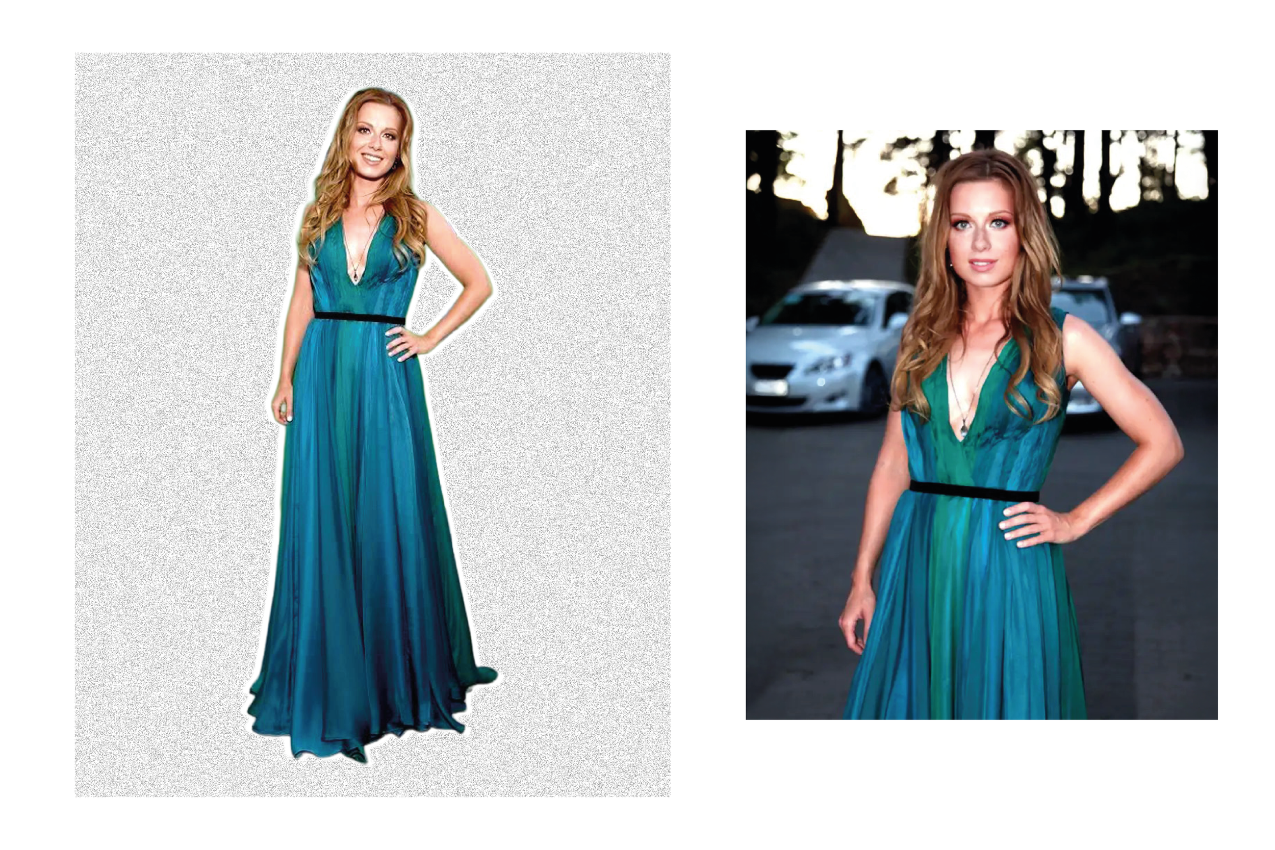 Yulia Savicheva wearing custom PANKIN couture gown at international contest ¨New Wave¨ in Latvia.