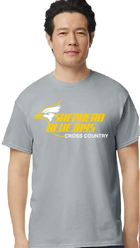 Gildan DryBlend® Adult T-Shirt & Youth Sleeve Gray T-Shirt (front and back logo)