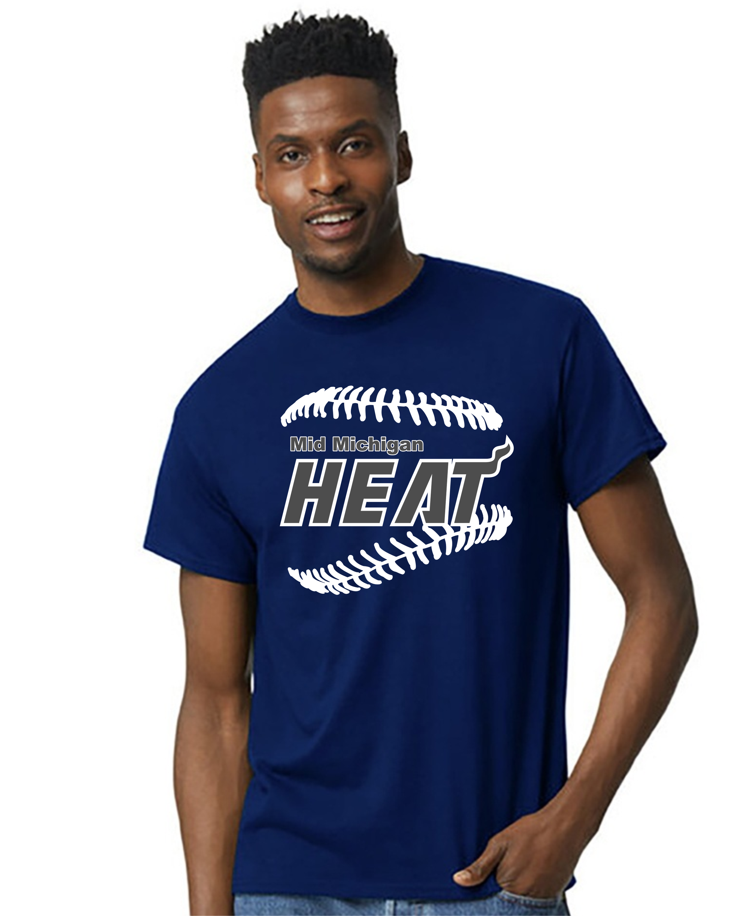 DryBlend® Adult T-Shirt Navy or Youth