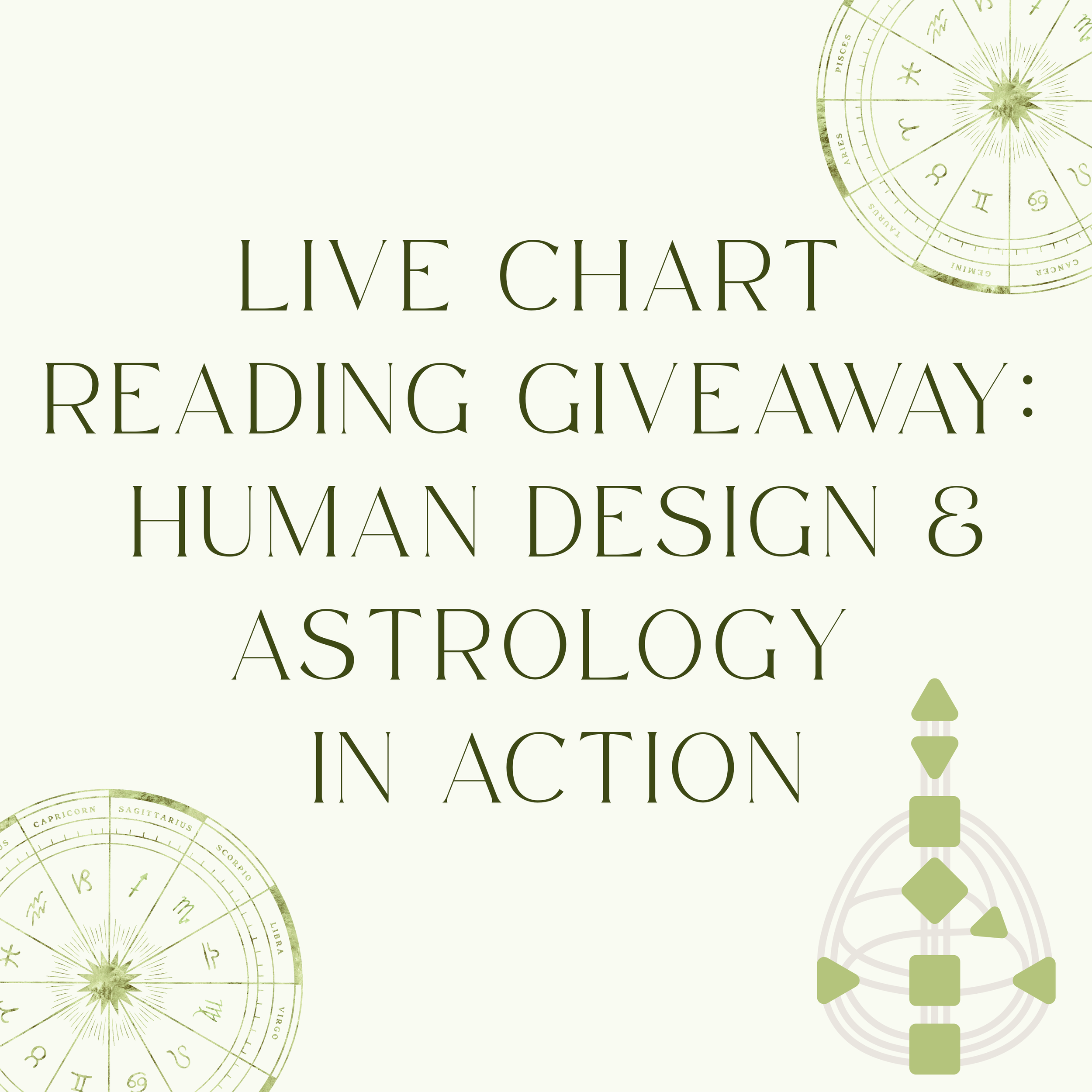 Live Chart Reading Giveaway: Human Design & Astrology in Action