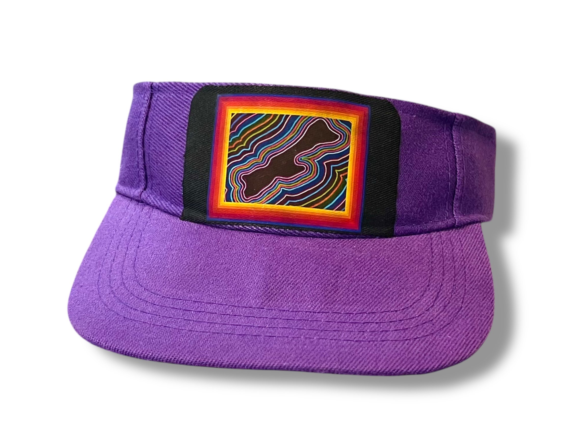 Madeline Island Abstract Art Patch Visor