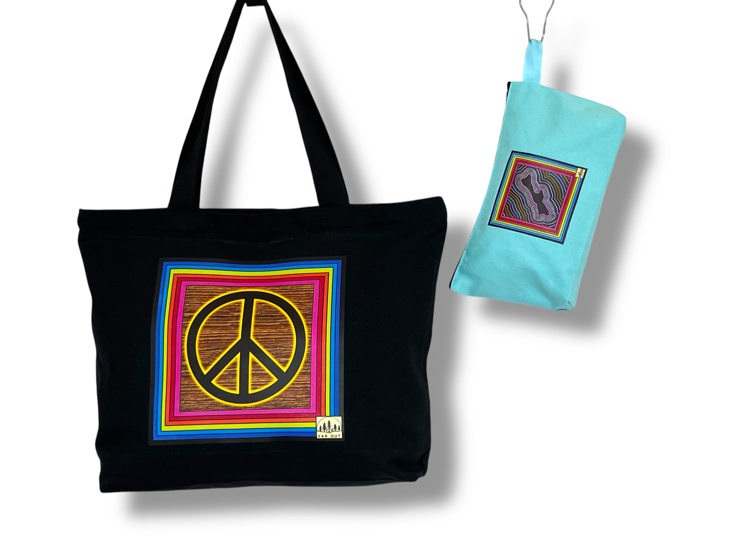 Large Pouch with Tote Bag for Scale