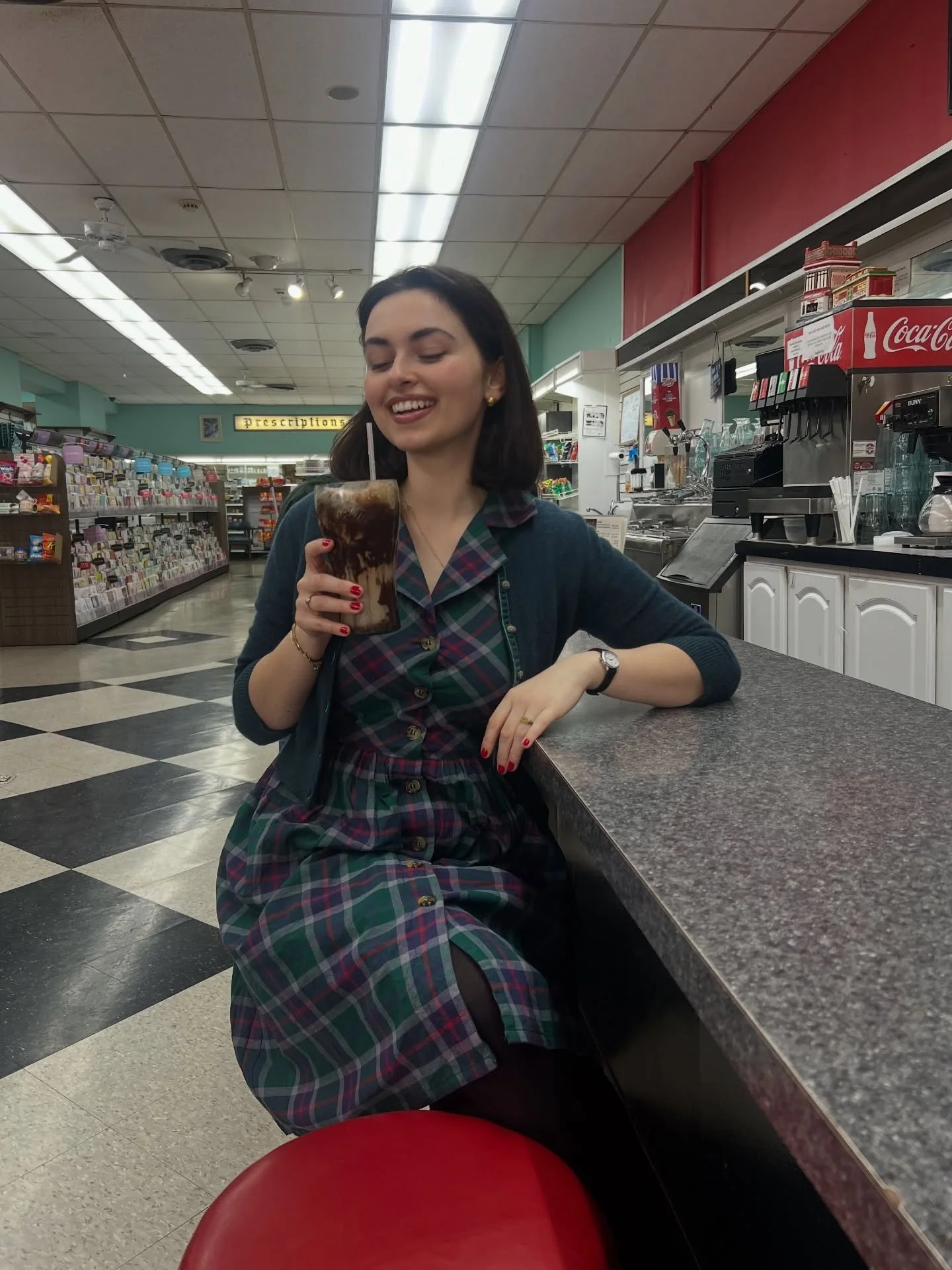 just dropped by to say hello :-) (and have a chocolate soda)