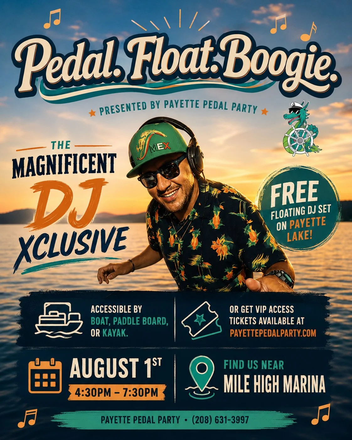 Pedal. Float. Boogie