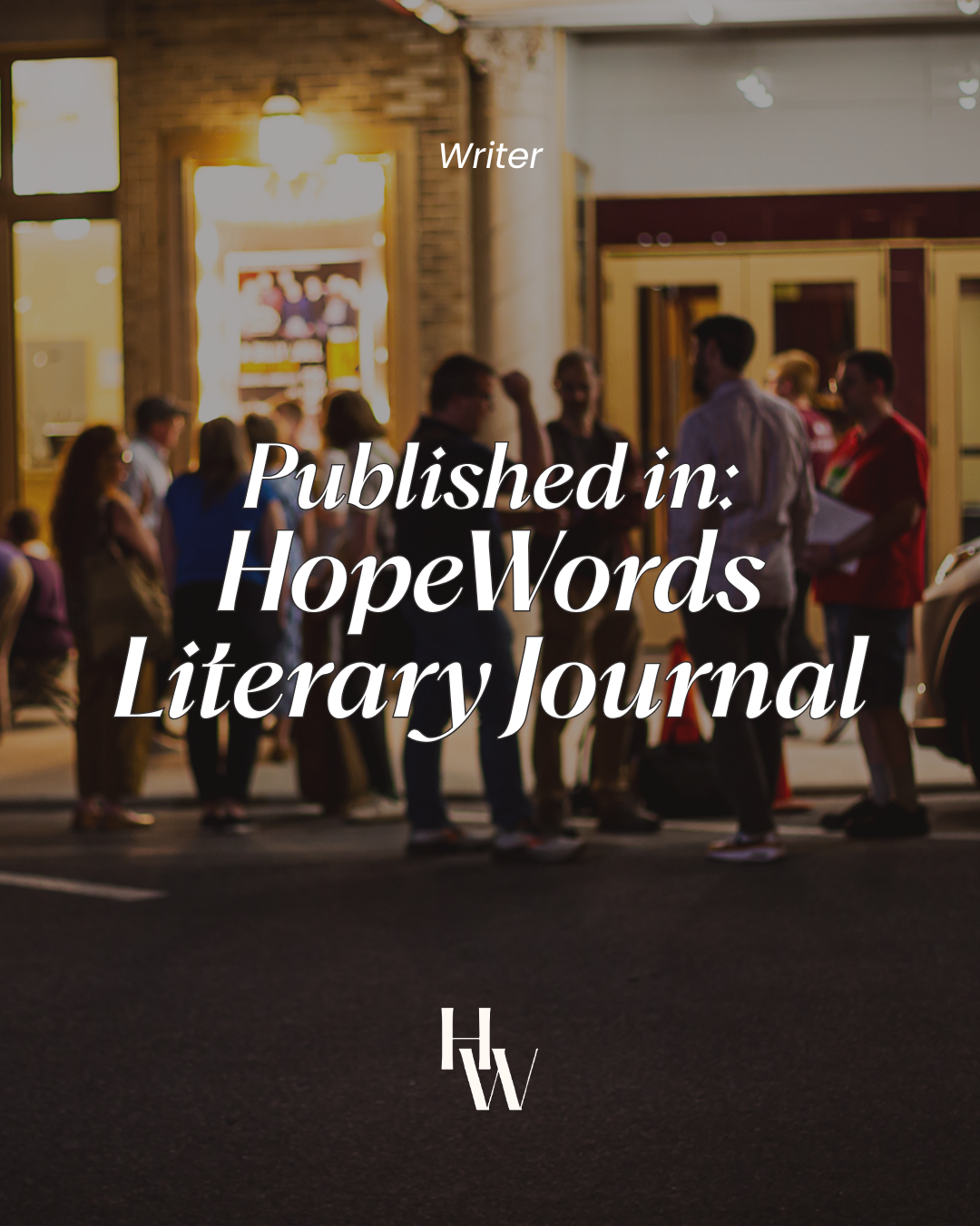 "Outcry" Is Coming to HopeWords Literary Journal
