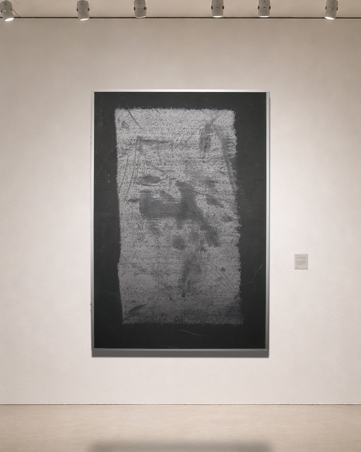 Plateaus 4 Gilles, installation mockup, 72 x 48 in., 1995